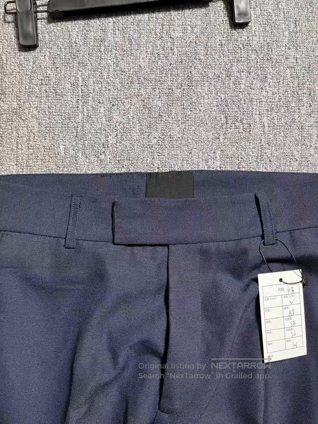 Dior Blue Tailored Casual Pants Size 32. Size US 32 / EU 48 - 7 Thumbnail