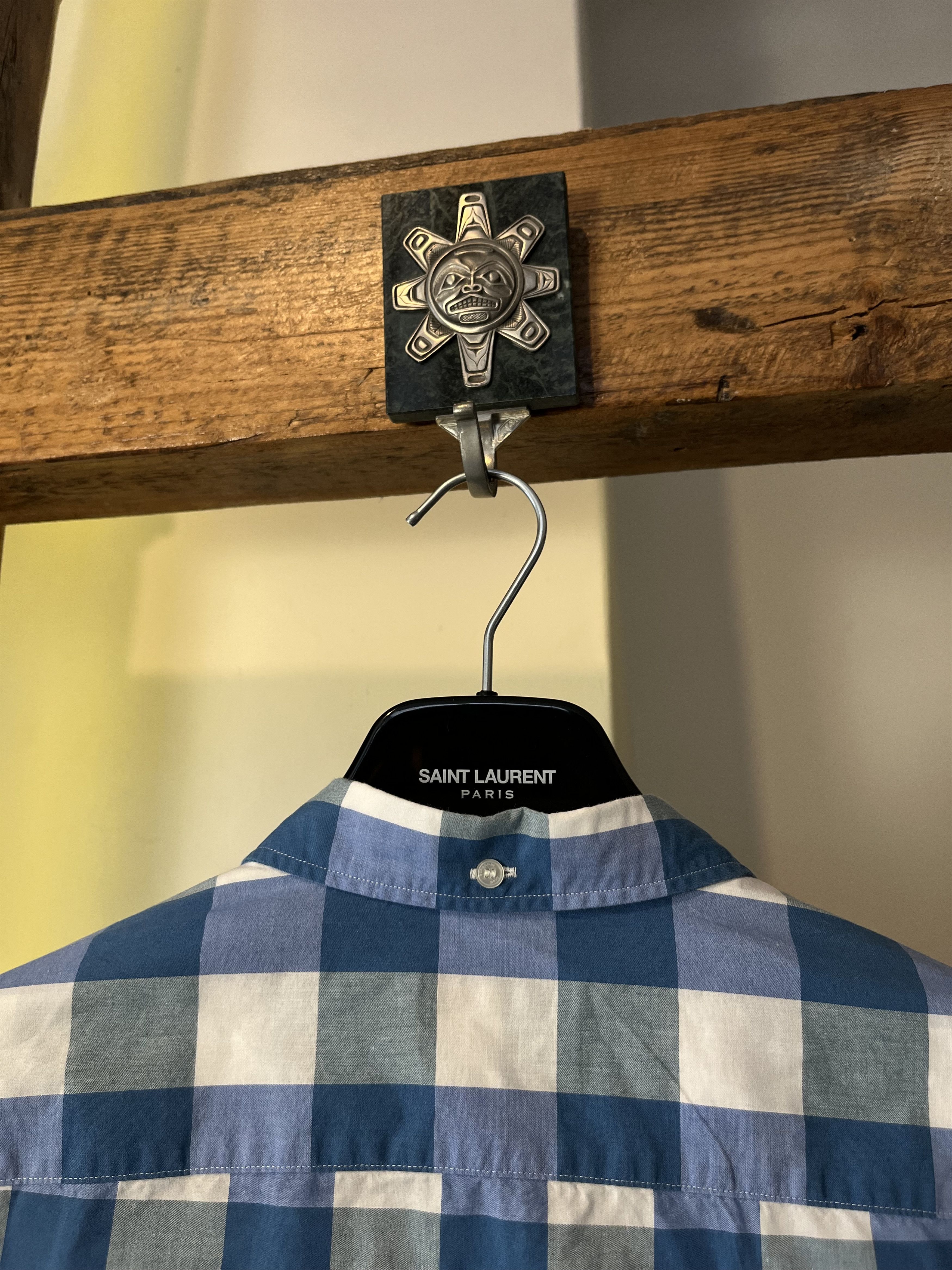 Burberry × Vintage Burberry Brit Blue Nova Check Shirt Size US L / EU 52-54 / 3 - 7 Thumbnail