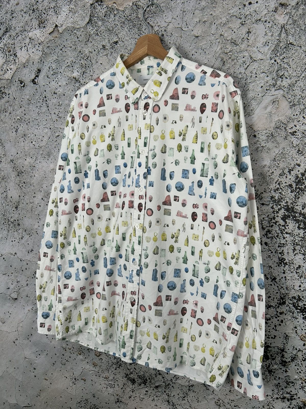 Soulland Soulland Avant Garde Shirt Alternative Grunge Rock Punk Size US L / EU 52-54 / 3 - 2 Thumbnail