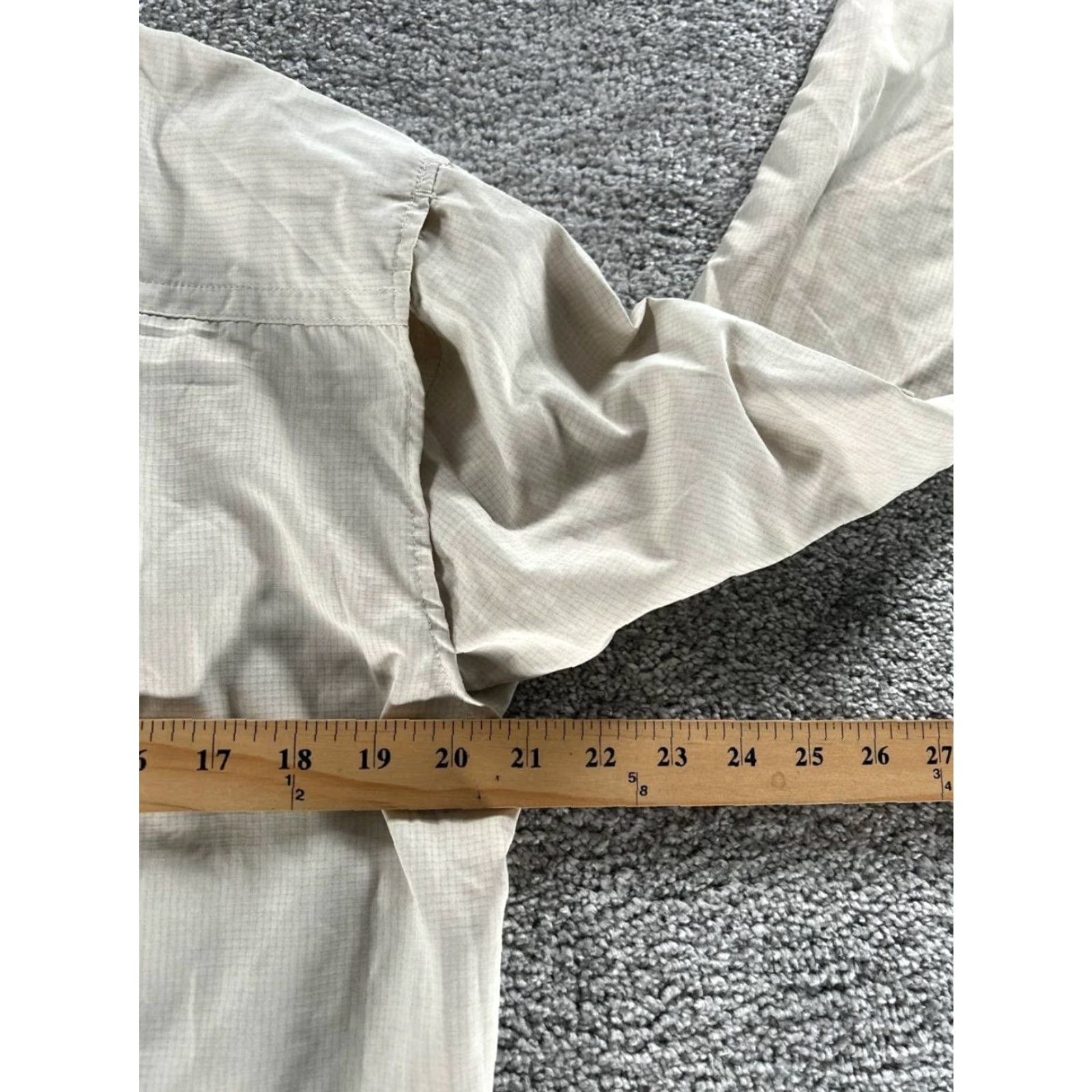 ExOfficio Ex Fficio Shirt Mens Medium Beige Button Up Shirt Size US M / EU 48-50 / 2 - 6 Thumbnail