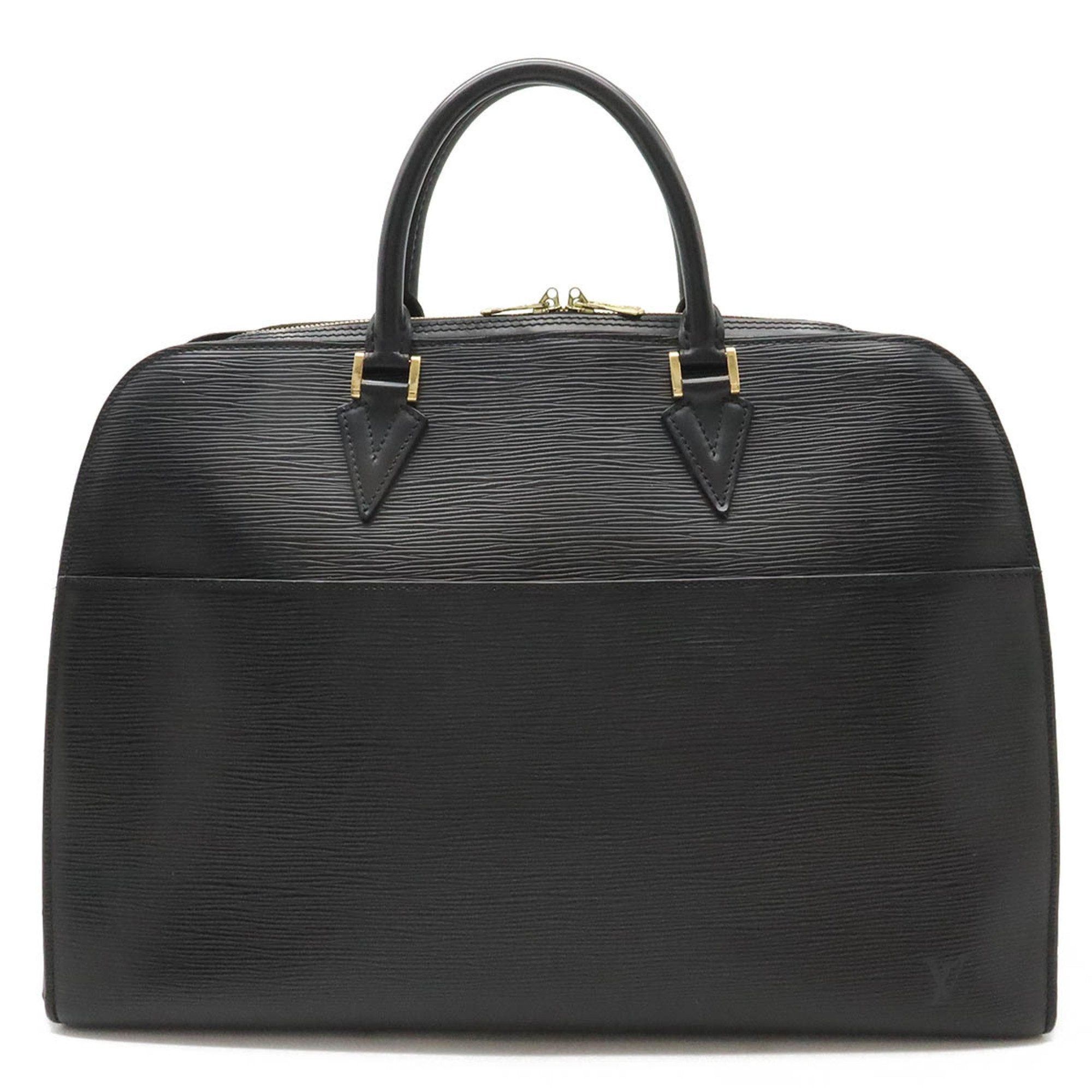 image of Louis Vuitton Epi Sorbonne Bag Handbag Noir Black M54512, Women's