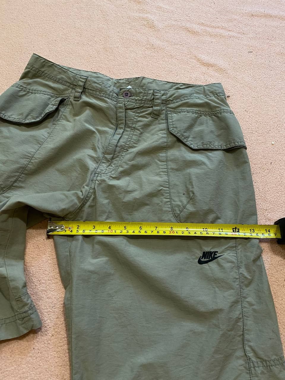 Nike Y2K logo shorts Nike Vintage Size US 32 / EU 48 - 15 Thumbnail