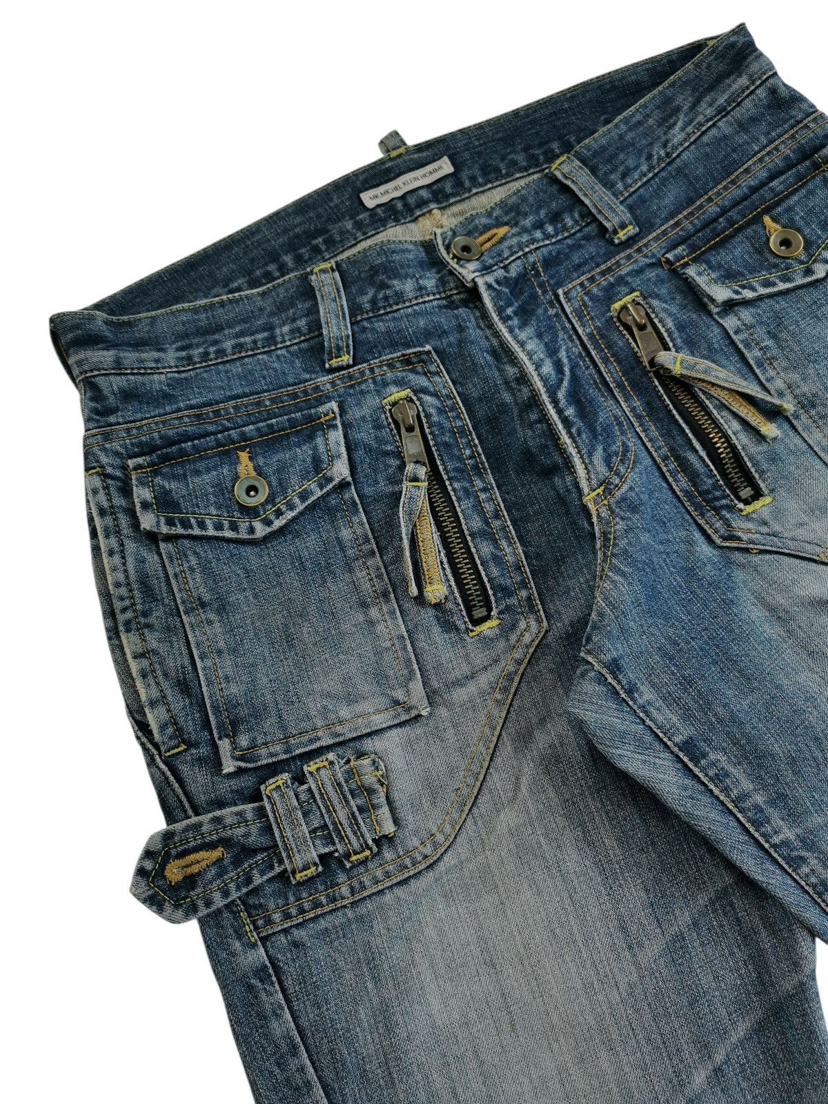 Michel Klein Avantgarde Michel Klein Homme Multipockets, Denim Jeans Size US 32 / EU 48 - 12 Thumbnail
