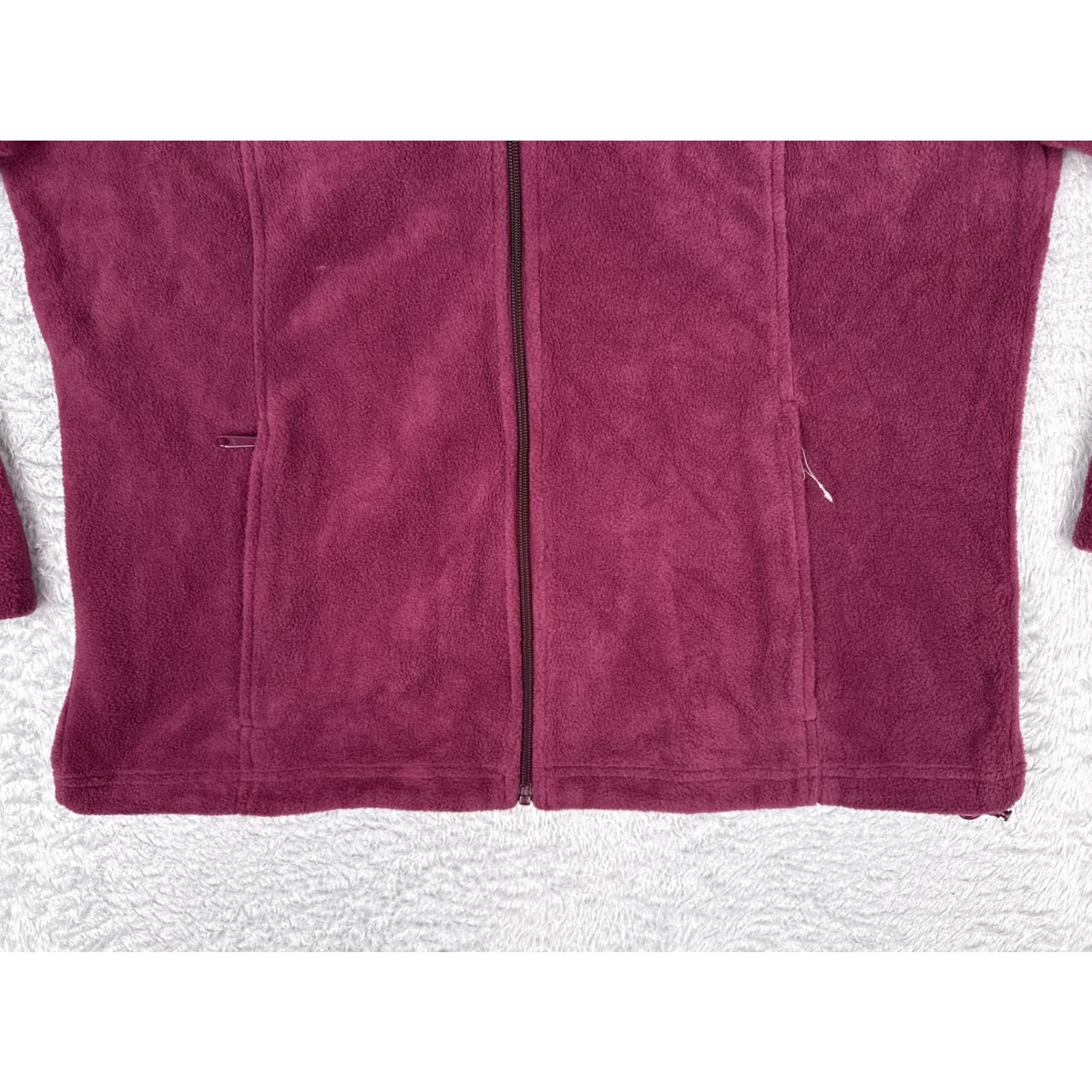 Pinko Columbia Jacket Womens XXL Pink Fleece Full Zip Pockets Outdoor Hiking Warm Size XXL / US 16-18 / IT 52-54 - 5 Thumbnail