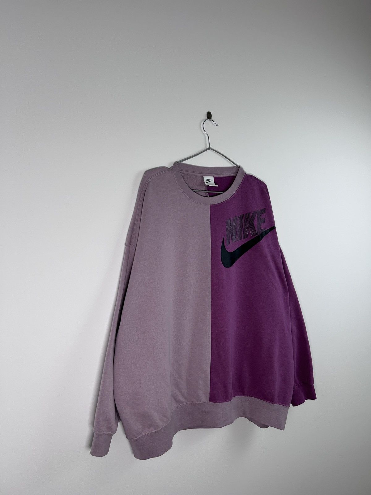 Nike × Vintage Nike Oversized Purple Sweatshirt S Size S / US 4 / IT 40 - 3 Thumbnail