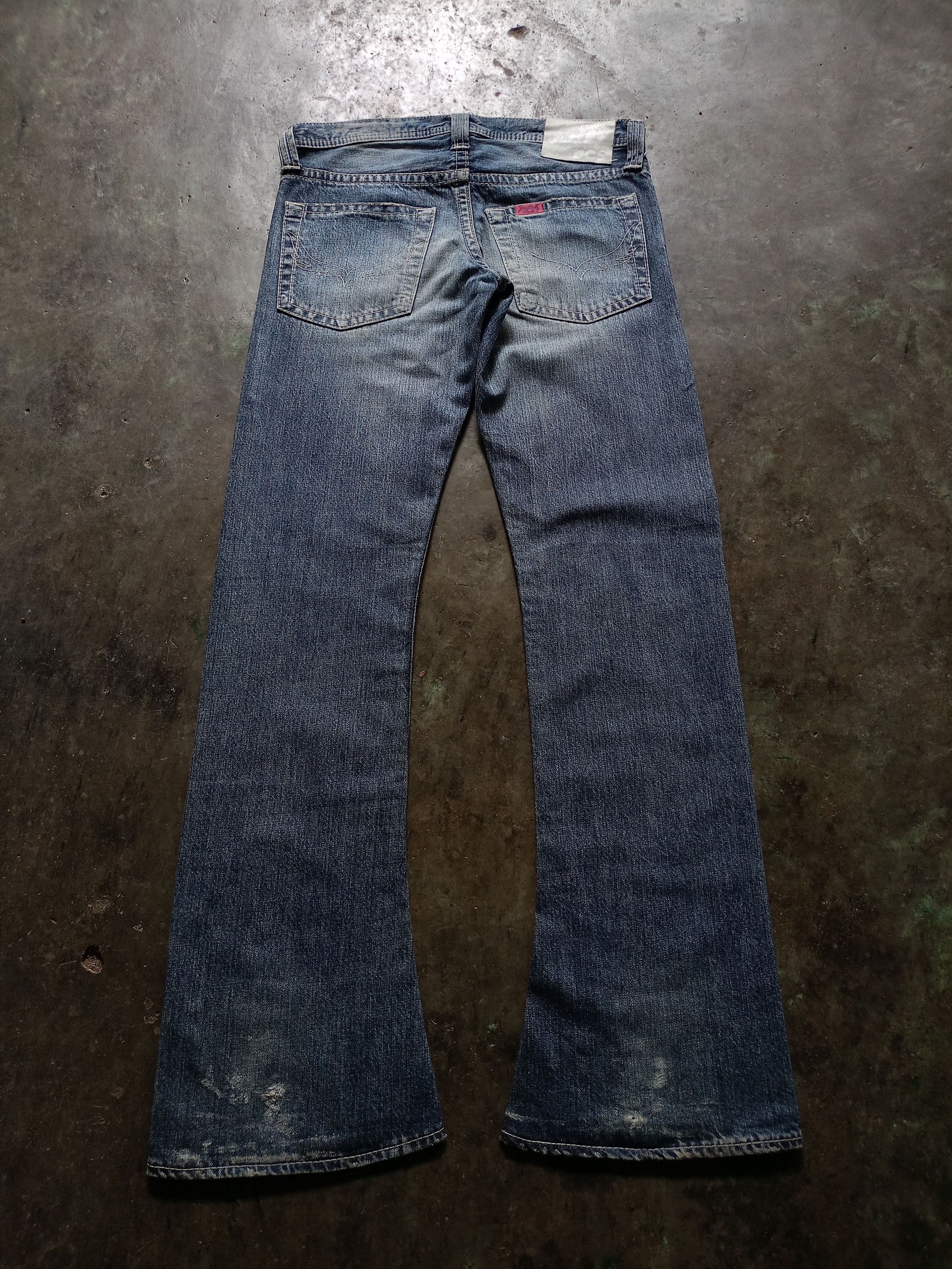If Six Was Nine × Japanese Brand × Tornado Mart Rodeo Crown Flared Denim pants Size US 32 / EU 48 - 4 Thumbnail