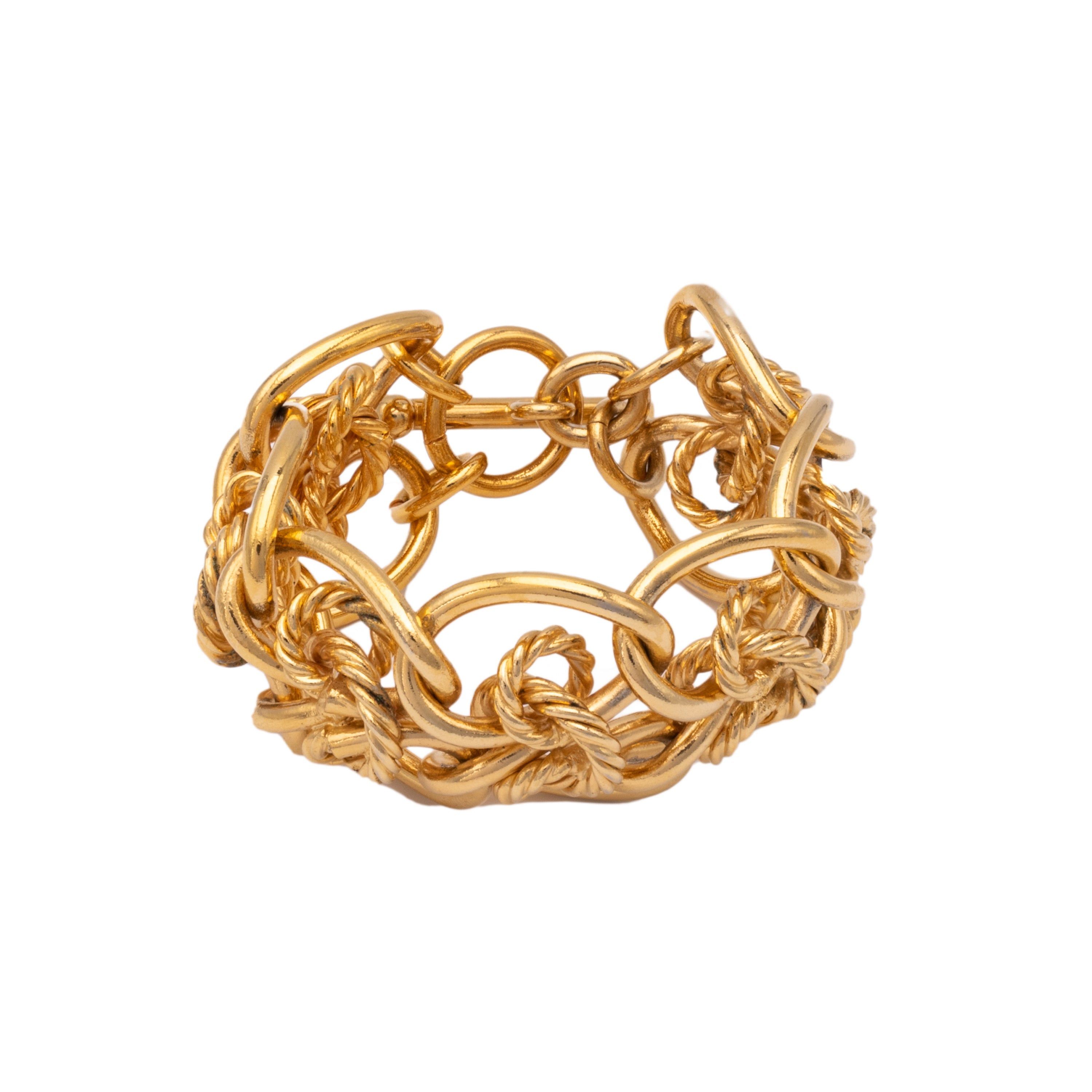 image of Vintage Collection Privee Chain Bracelet in Black, Women's