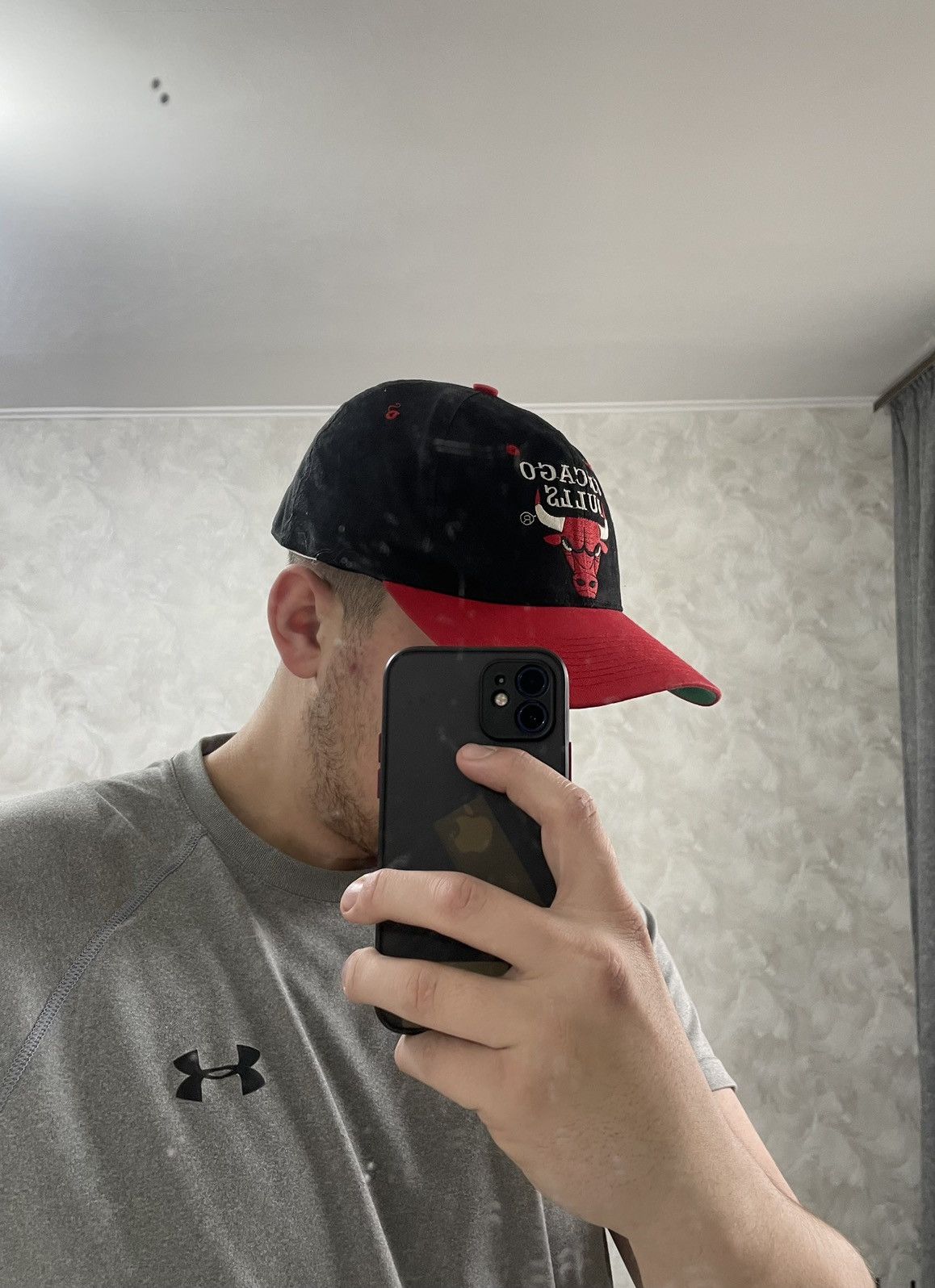 Japanese Brand × NBA × Vintage Vintage NBA Me's Cap Hat Chicago Bulls 90s USA Size ONE SIZE - 6 Thumbnail