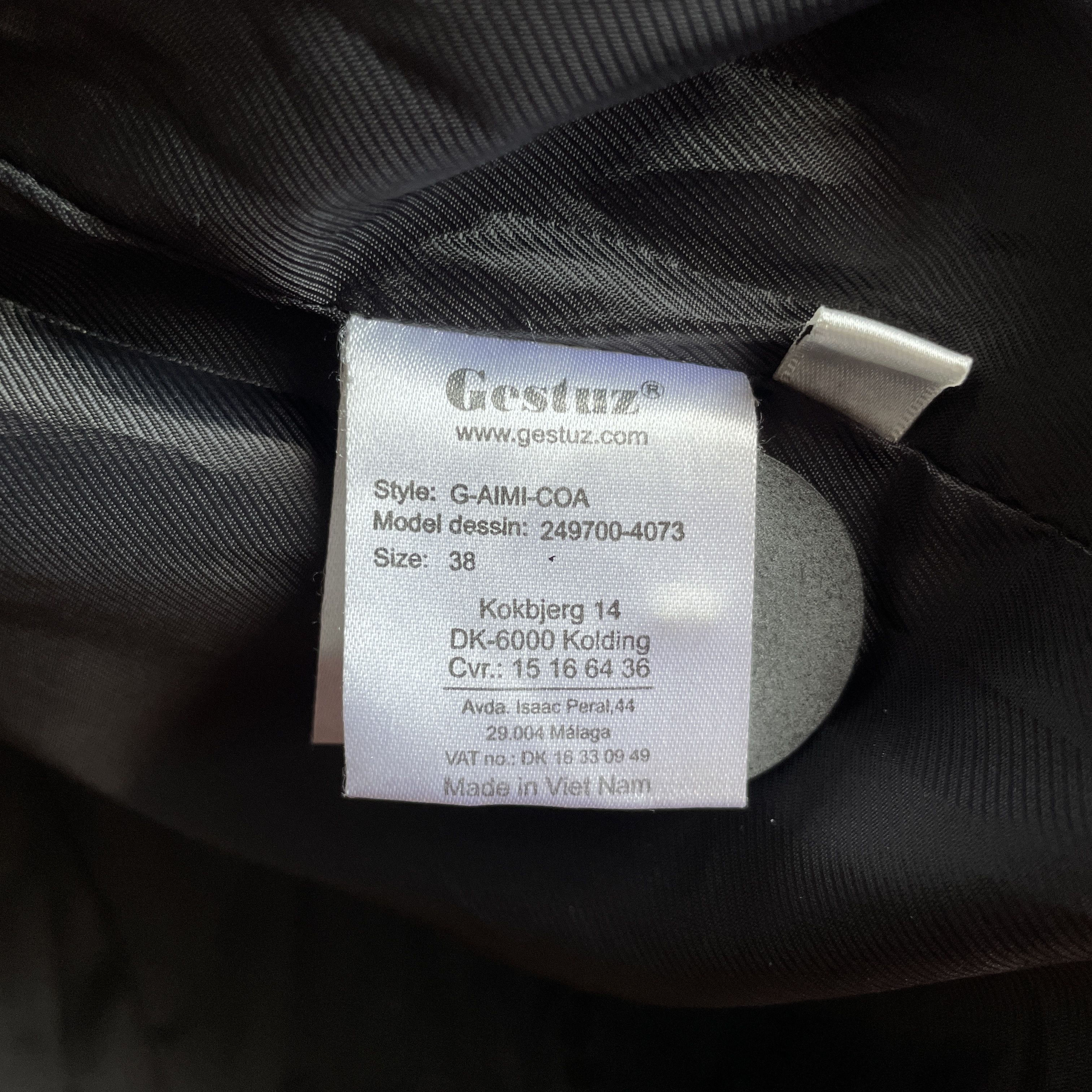 Gestuz Gestuz G-AIMI Oversized Lapels Double Breasted Womens Coat Size XS / US 0-2 / IT 36-38 - 13 Thumbnail