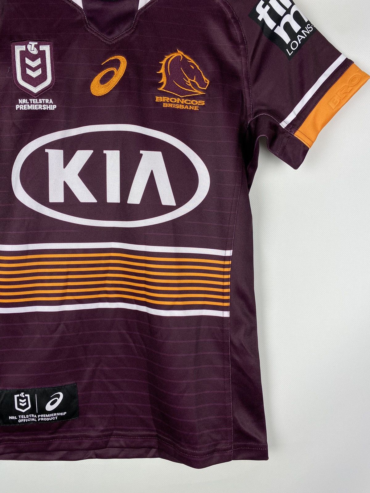 Asics ASICS Brisbane Broncos NRL Home Jersey Rugby Shirt Size S Size US S / EU 44-46 / 1 - 6 Thumbnail