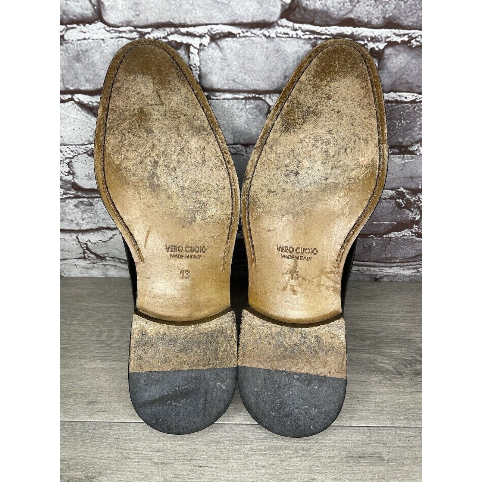 Other Wall+Water Black Leather Cap Toe Brogue Oxfords Shoes Men’s Size US 13 / EU 46 - 16 Thumbnail