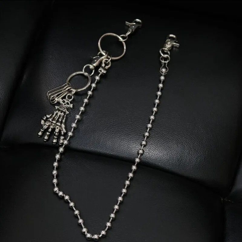 Jewelry Punk Skull Skeleton Pants Chain Size ONE SIZE - 1 Thumbnail