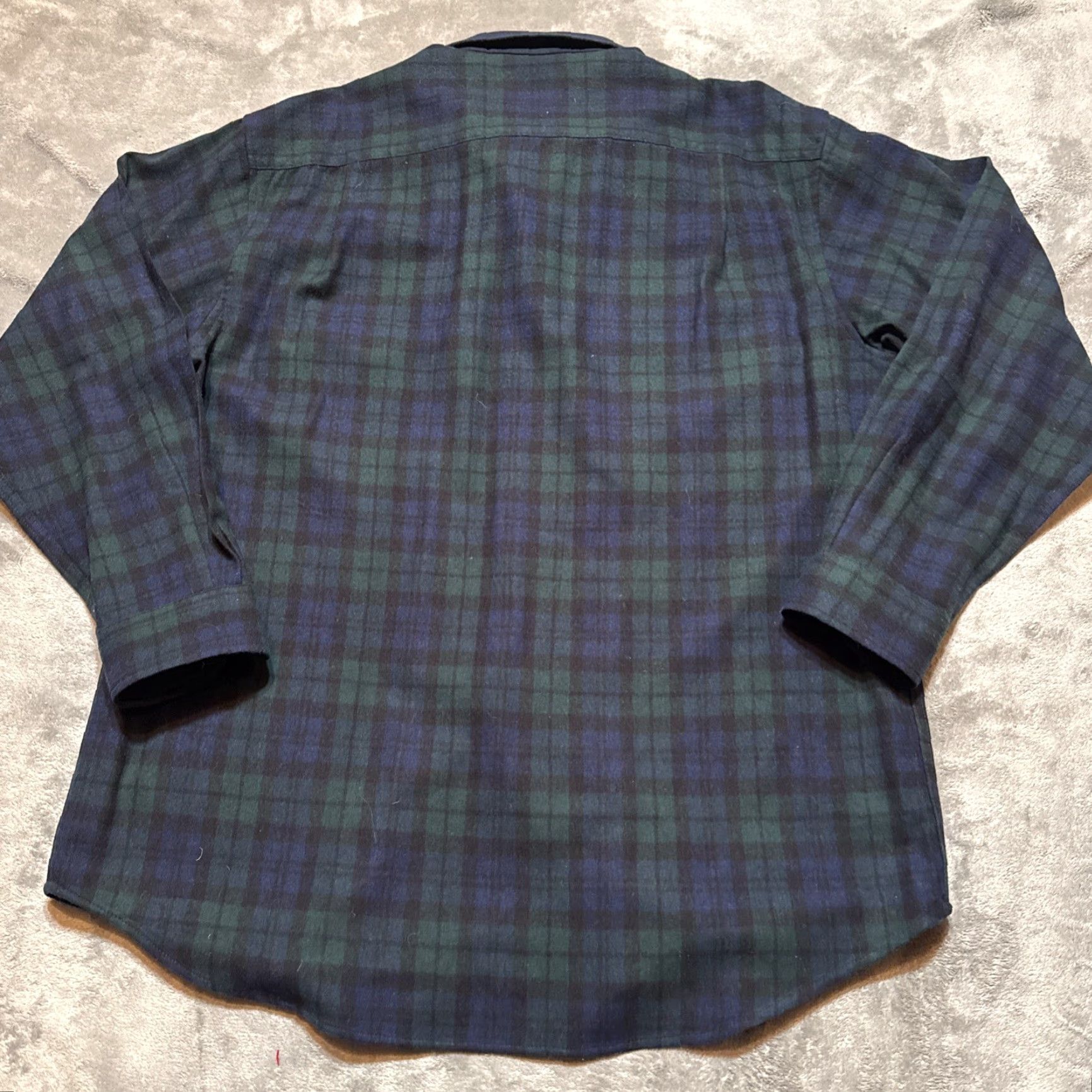 Pendleton VINTAGE Pendleton Wool Flannel Outdoorsman Shirt Mens L Green Plaid Tartan Size US L / EU 52-54 / 3 - 6 Thumbnail
