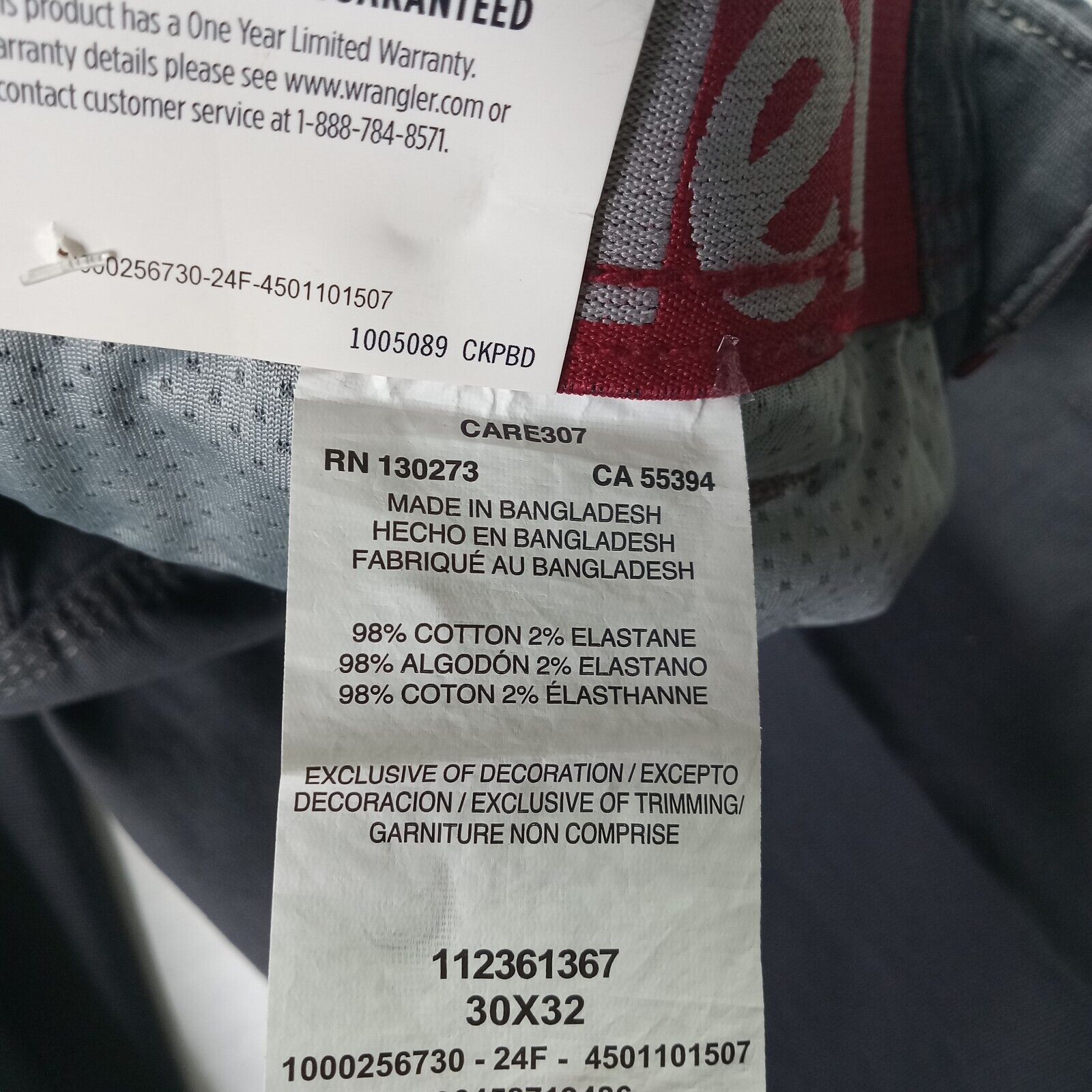 Wrangler Wrangler Outdoor Utility Pants Mens 30x32 Gray Straight Fit Size US 30 / EU 46 - 6 Thumbnail
