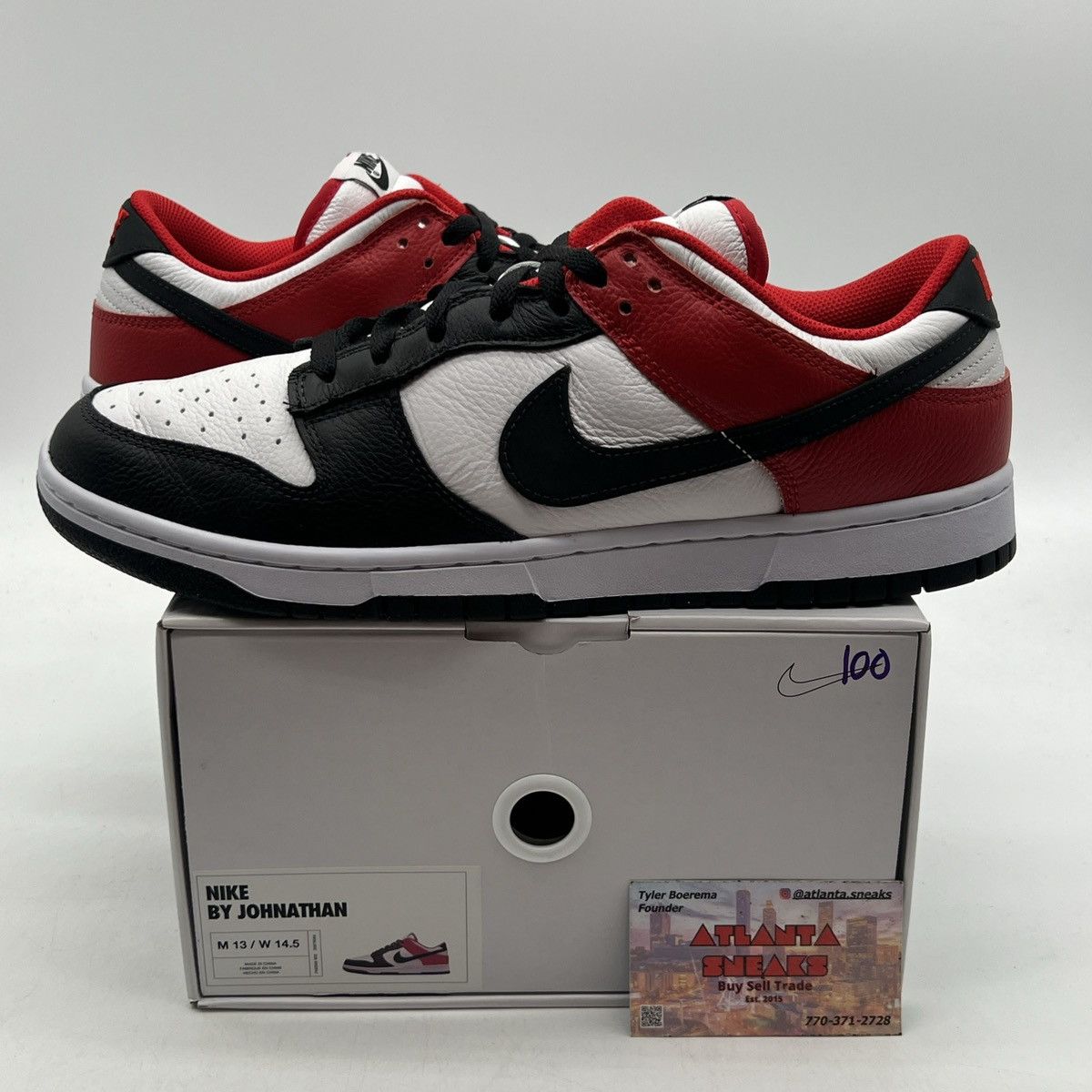 Nike Nike id Nike by you black red Size US 13 / EU 46 - 1 Thumbnail