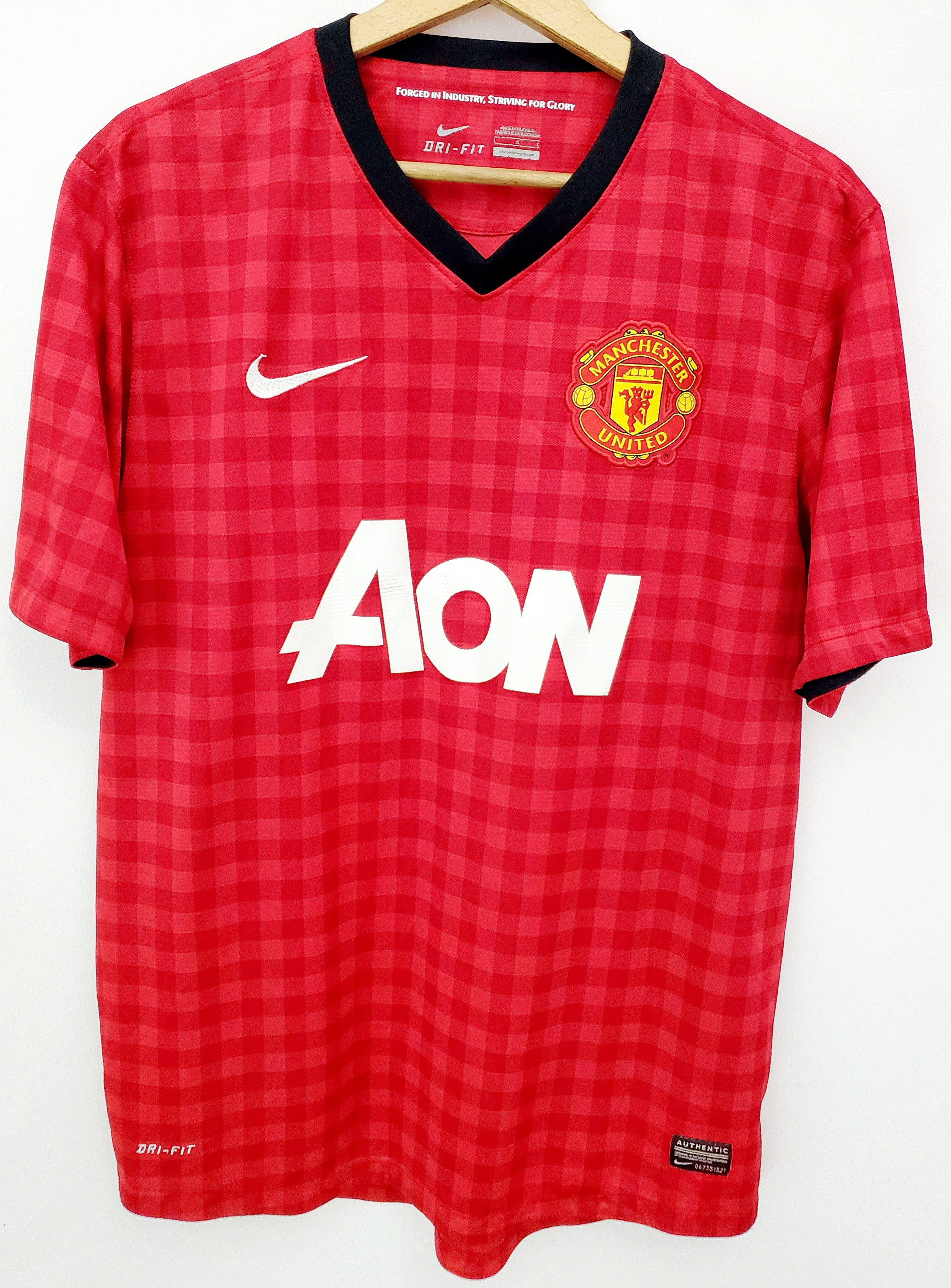 Nike 2012-13 MANCHESTER UNITED HOME jersey perfect condition L Size US L / EU 52-54 / 3 - 1 Thumbnail