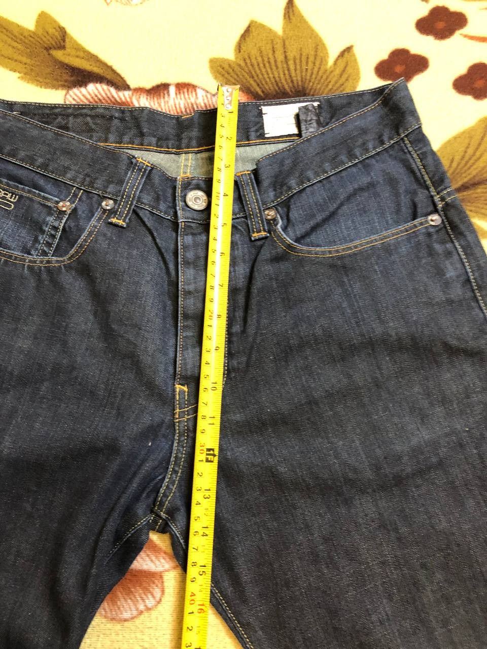G-Star G Star Raw 3301 Slim Straight Jean Blue Button Fly Size US 30 / EU 46 - 13 Thumbnail