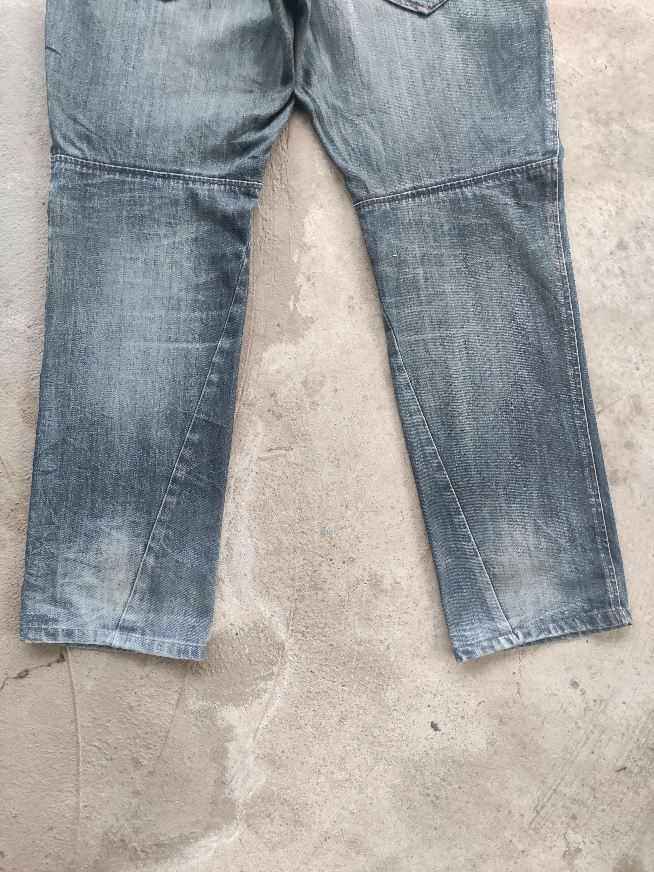 Japanese Brand Vintage Japanese Button Denim Distressed Faded Pants W36 Size US 36 / EU 52 - 11 Thumbnail