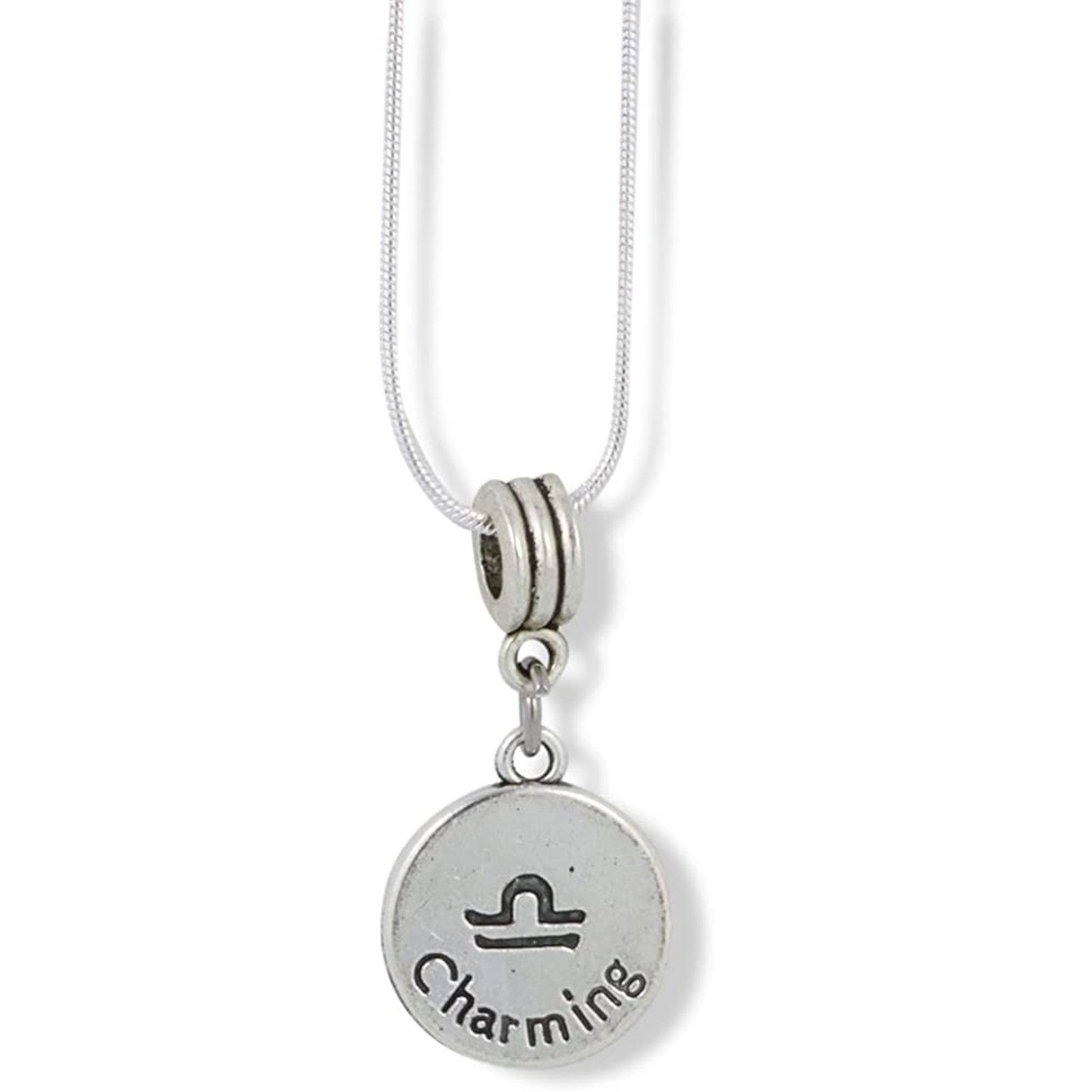 & Other Stories Libra Charm Zodiac Horoscope Astrology Snake Chain Necklace Size ONE SIZE - 2 Thumbnail