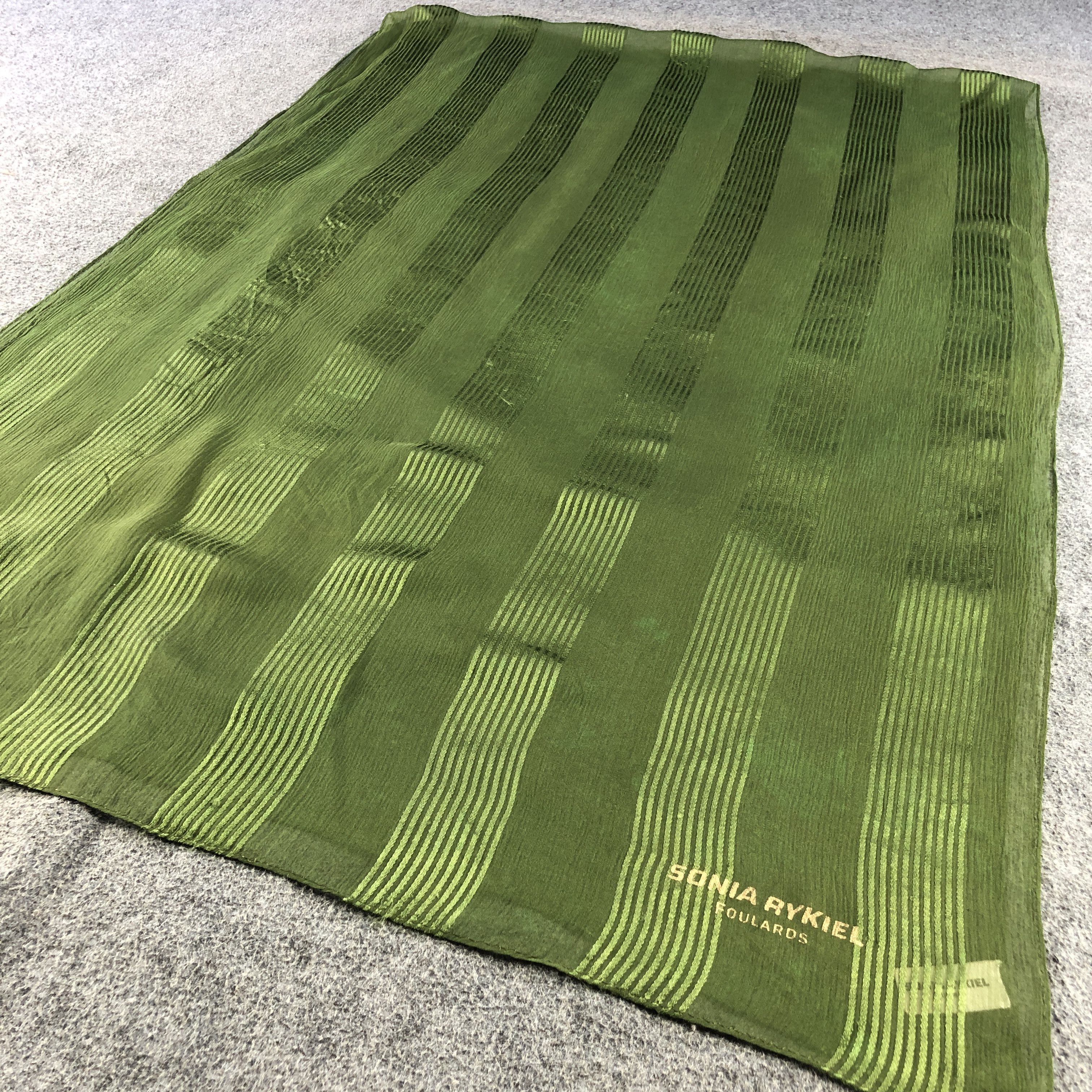 Sonia Rykiel Vintage Sonia Rykiel Silk Stole Silk Scarf M1402 Size ONE SIZE - 3 Thumbnail