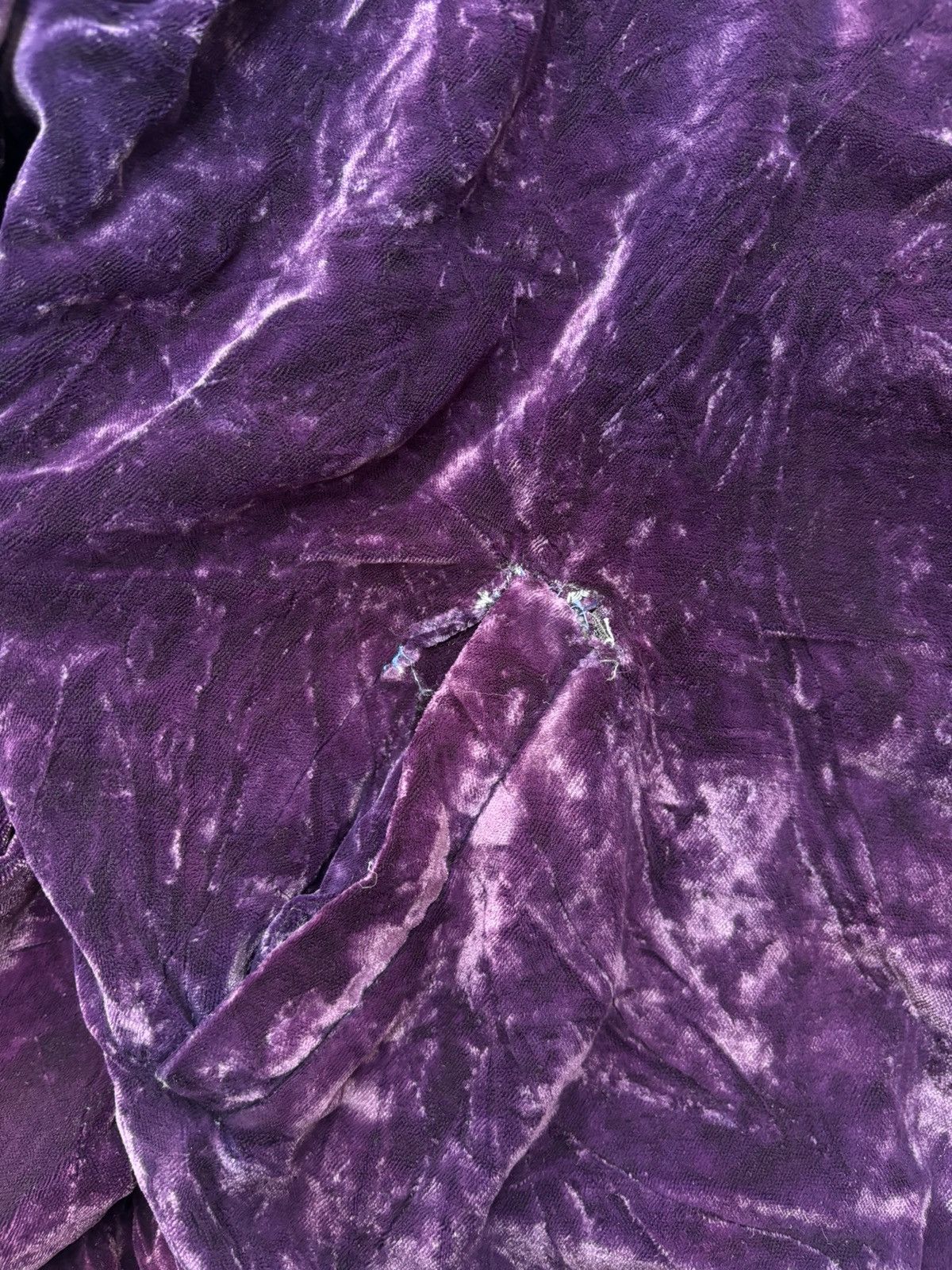 Vintage 1970s Korea Sukajan Velvet Bomber Jacket Size US M / EU 48-50 / 2 - 19 Thumbnail