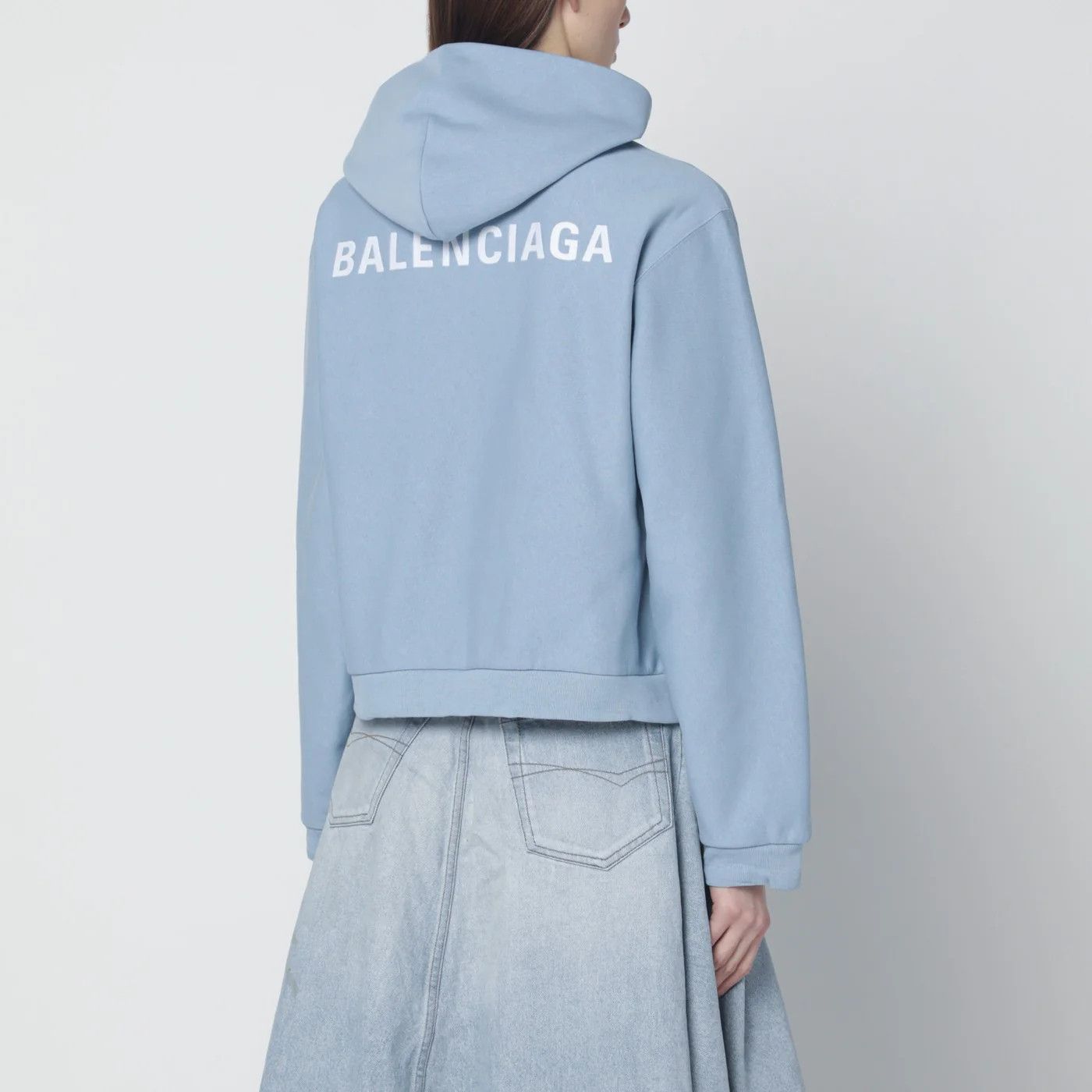 Balenciaga o1d2blof0426 Balenciaga Back Regular Fit Zip Hoodie Size S / US 4 / IT 40 - 3 Thumbnail