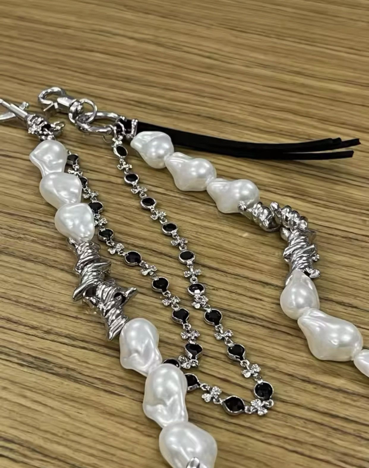 Other Metal Pearl Waist Chain Cowboy Accessories Size ONE SIZE - 2 Thumbnail