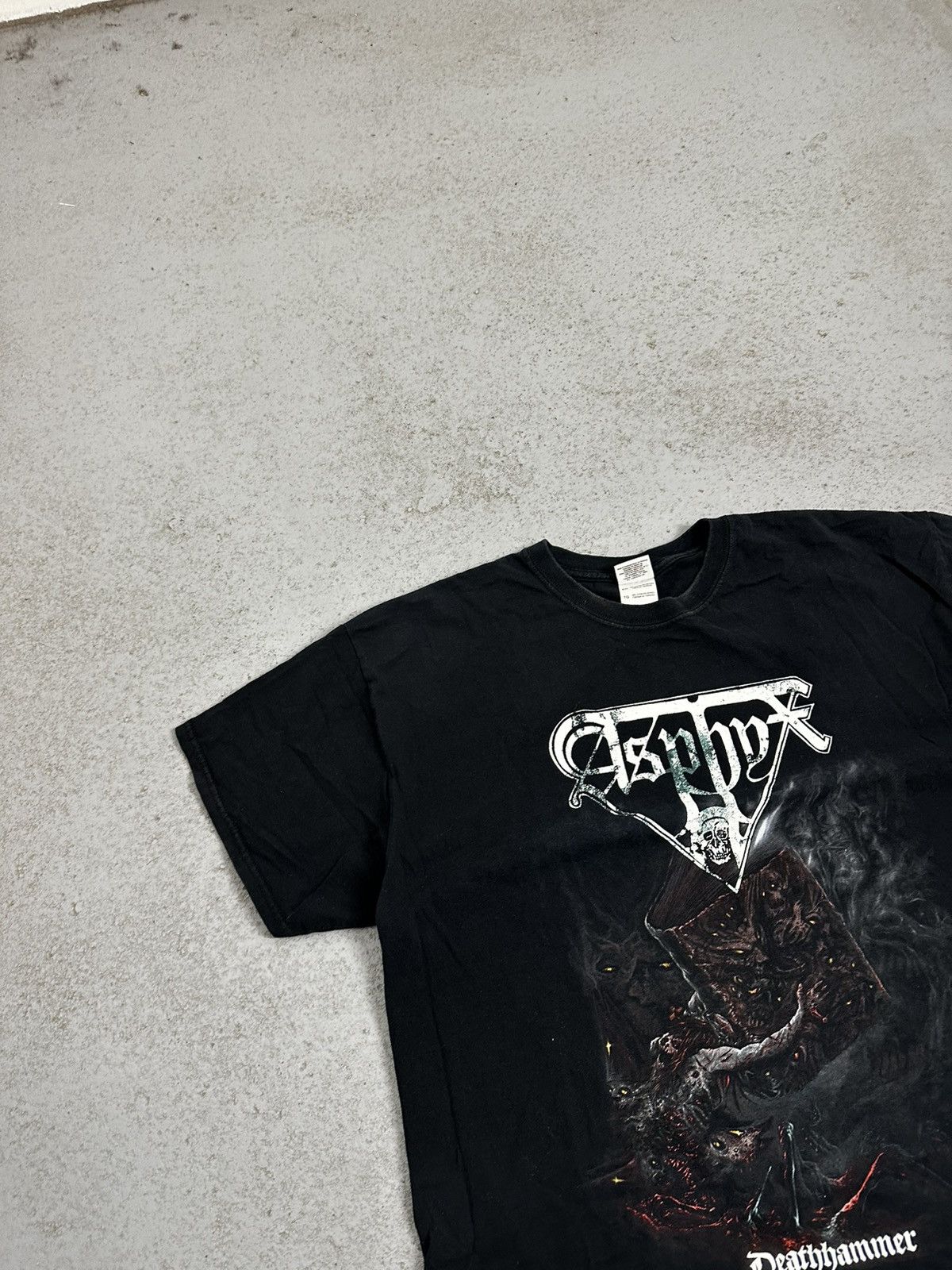 Band Tees Asphyx Deathhammer Rock Band T-Shirt Size US XL / EU 56 / 4 - 3 Thumbnail