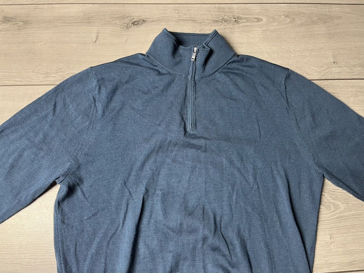 Reiss Reiss jumper sweater half zip merino wool size Large Size US L / EU 52-54 / 3 - 3 Thumbnail