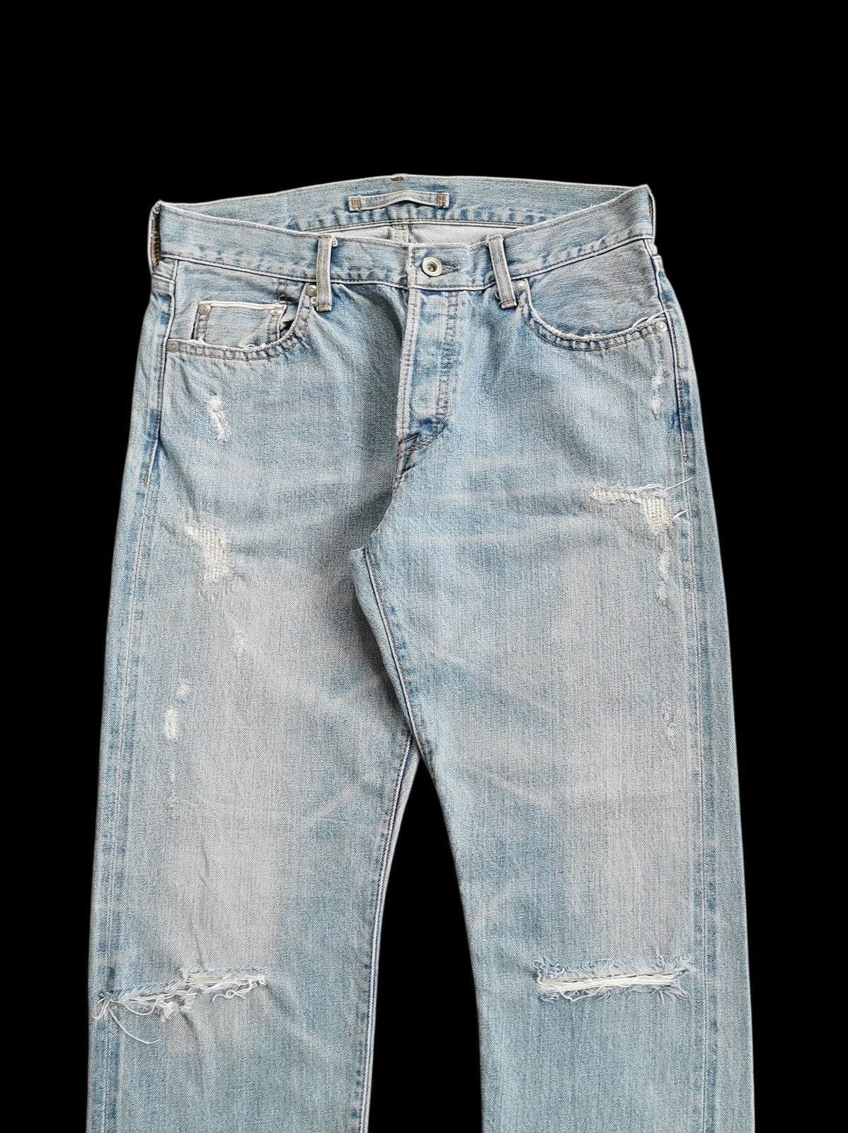 GOA GOA Selvedge Denim Distressed Size US 30 / EU 46 - 9 Thumbnail