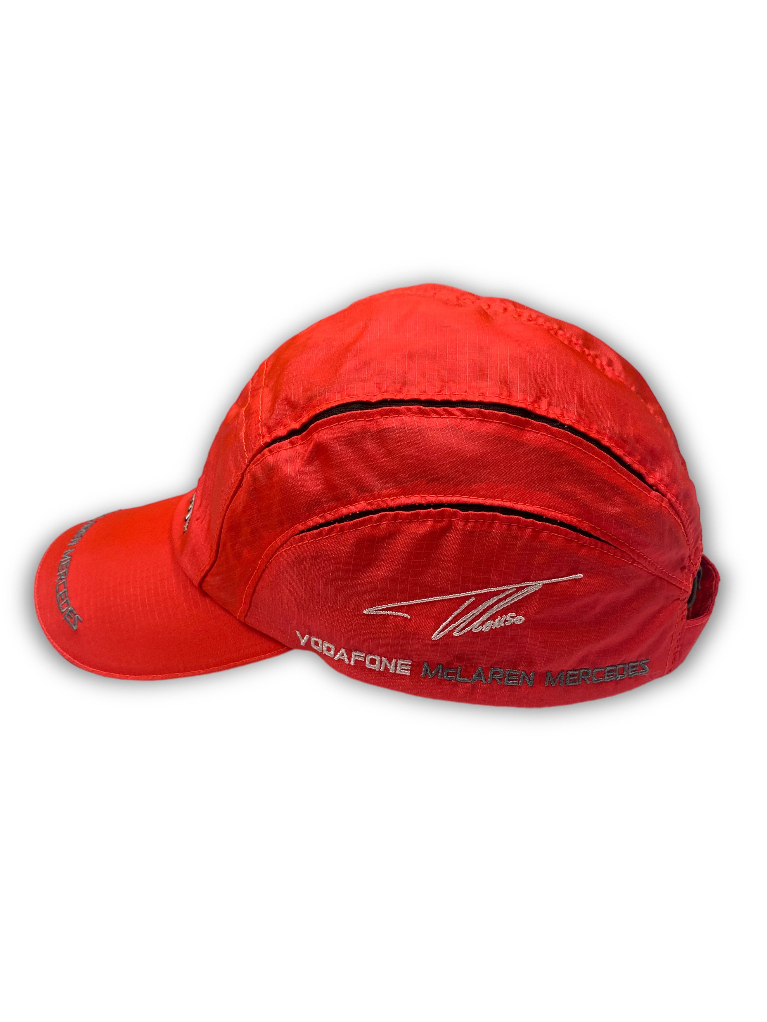 Mercedes-Benz Vintage MERCEDES MCLAREN Red Nylon Shell 5-Panel Cap M562 Size ONE SIZE - 5 Thumbnail