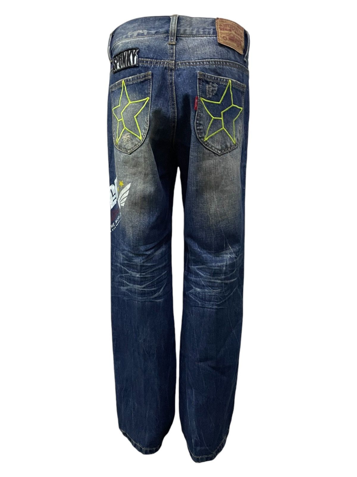 Hysteric Glamour × Shellac Buzz Spunky Japan Archive Surfer Patched Loose Jeans Size US 30 / EU 46 - 6 Thumbnail