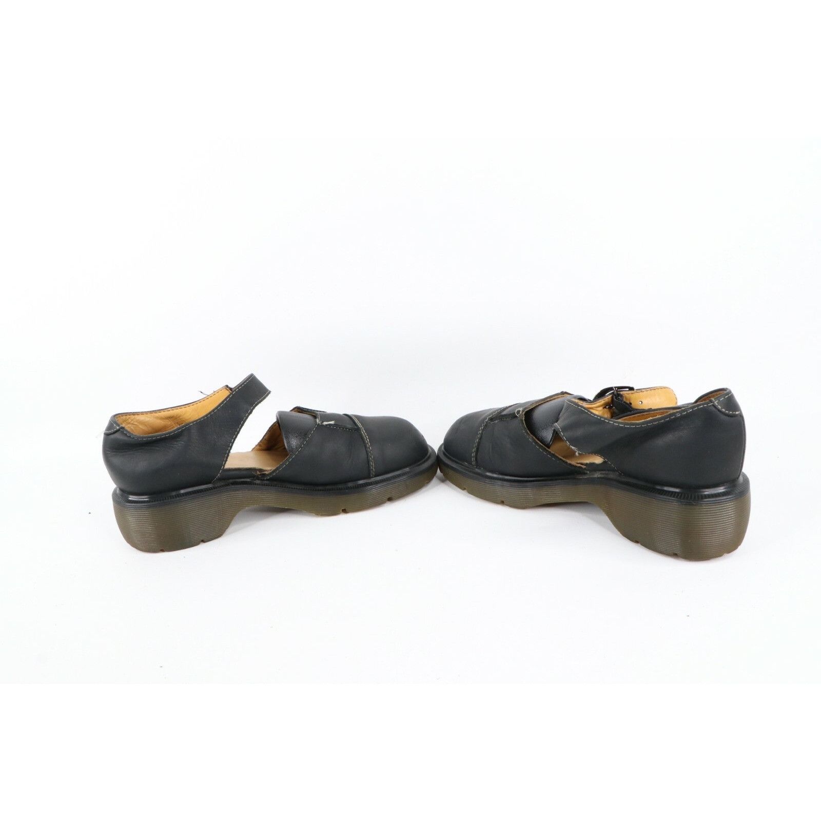 Dr. Martens Vintage 90s Dr Martens EDM Chunky Platform Leather Sandals Size US 8 / IT 38 - 6 Thumbnail