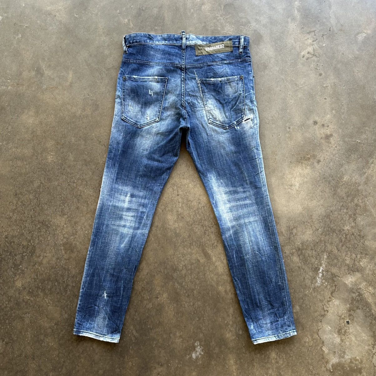 Dsquared2 Vintage Dsquared2 Faded Slim Denim Jean Pant W34 Size US 34 / EU 50 - 8 Thumbnail