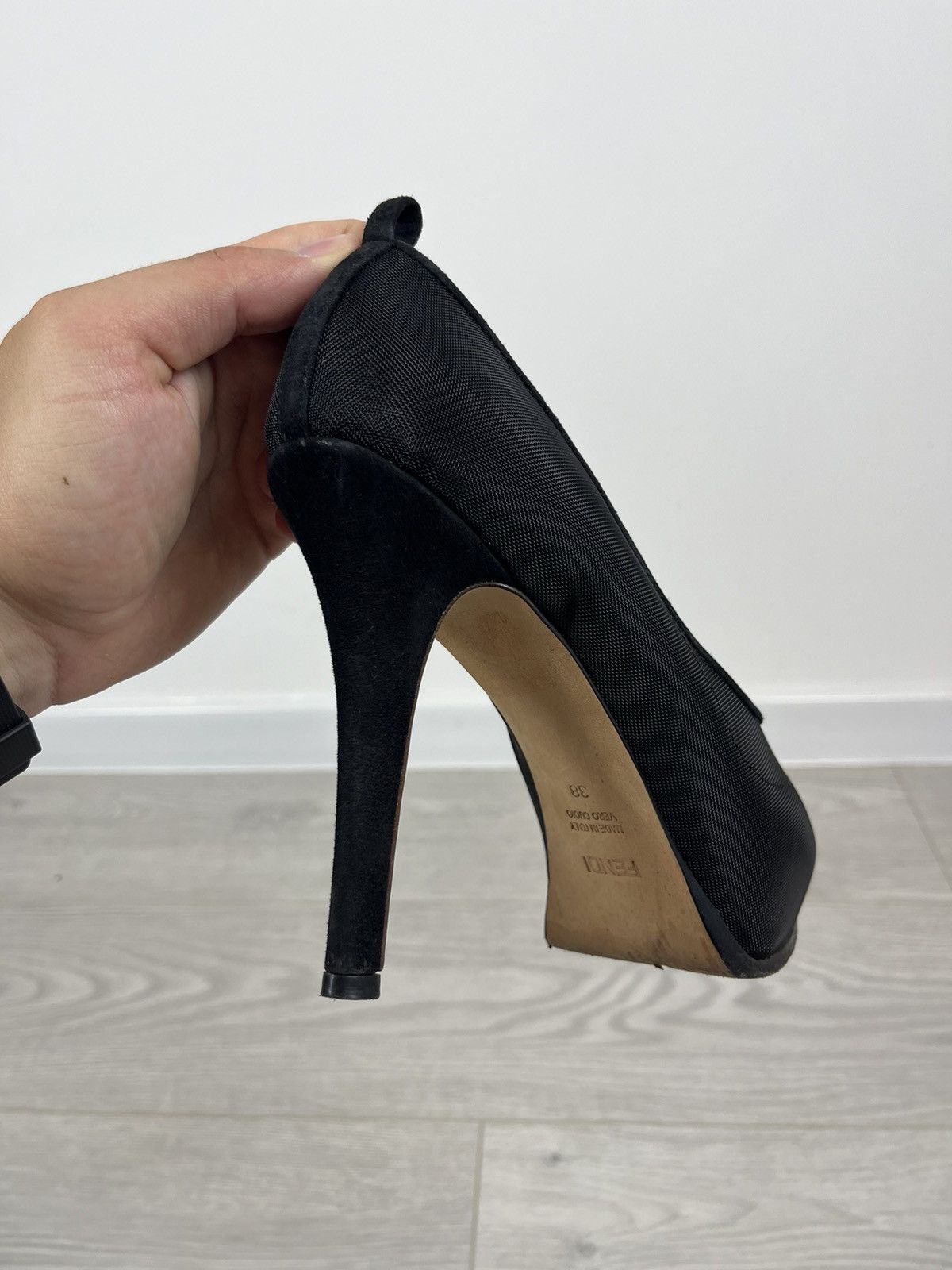 Fendi Fendi Black Mesh Women’s Hi Heels 38 IT Size US 8 / IT 38 - 18 Thumbnail