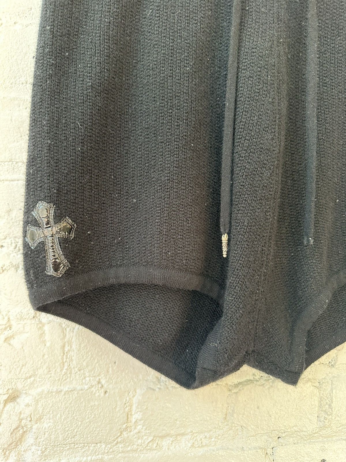 Chrome Hearts CHROME HEARTS CASHMERE PATCHED SHORTS SZ M Size 28" / US 6 / IT 42 - 1 Thumbnail