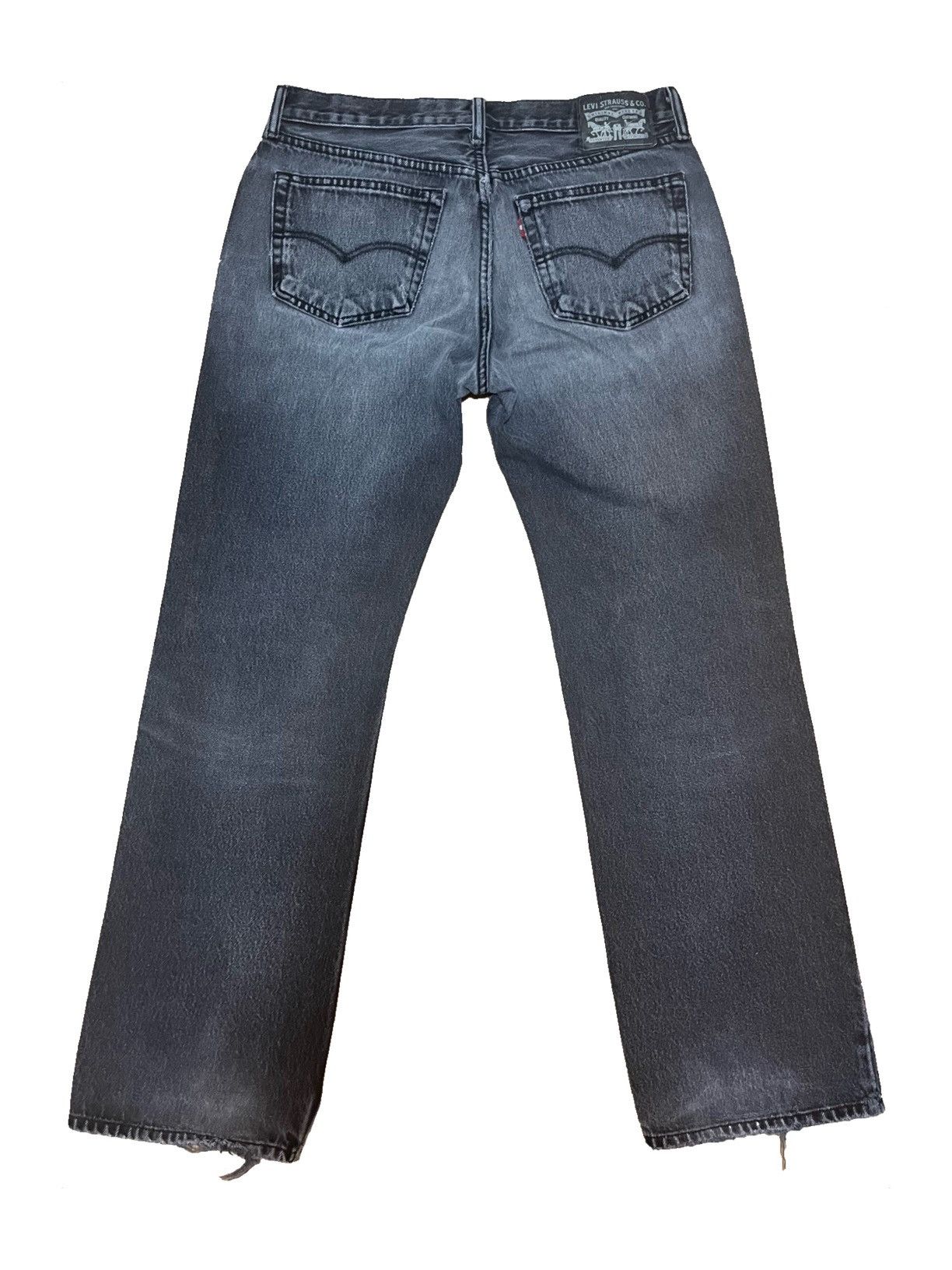 If Six Was Nine Y2K Distressed Jeans IfSixWasNine x Balenciaga Inspired Size US 33 - 2 Thumbnail