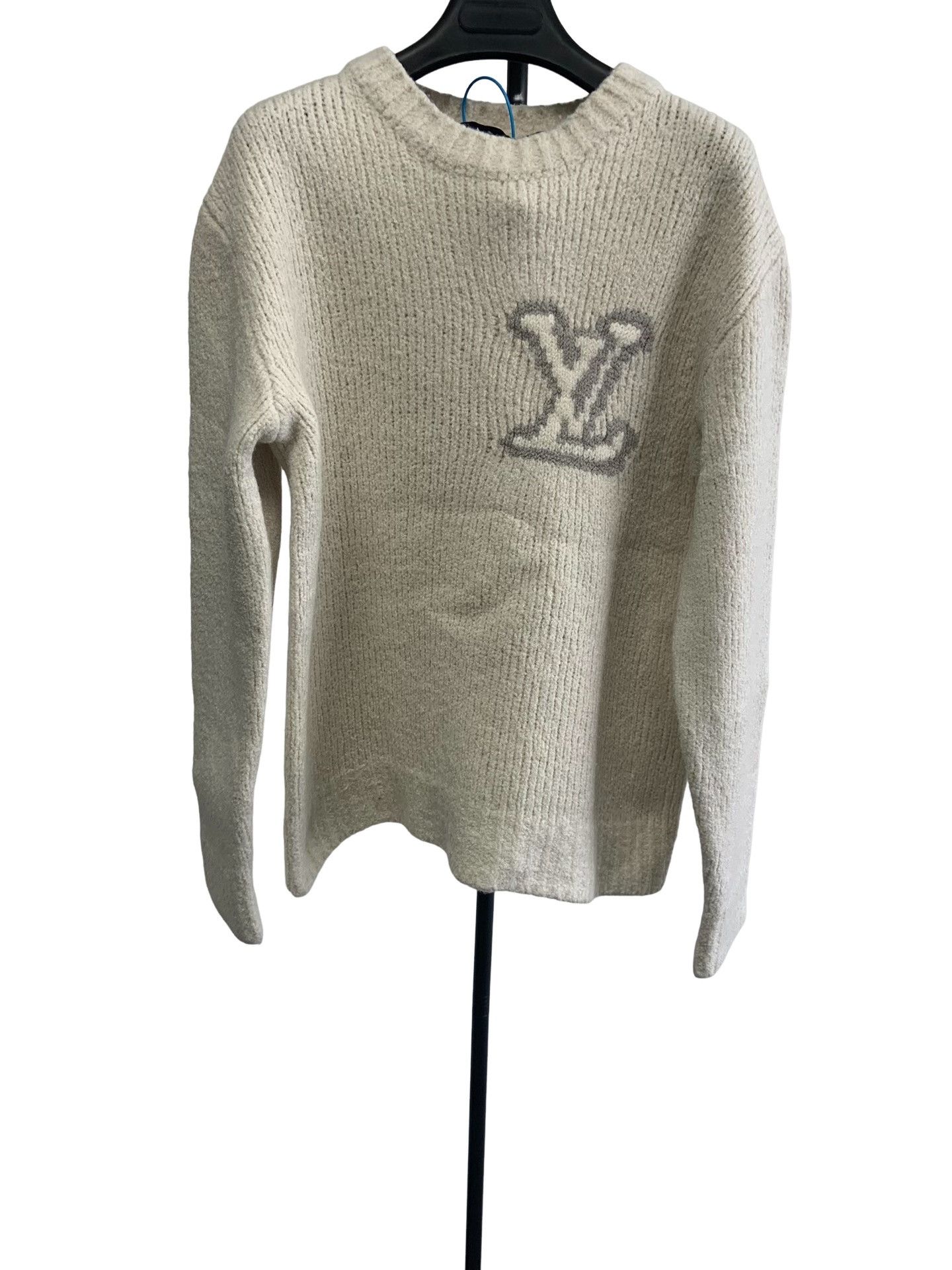 Louis Vuitton Louis Vuitton Logo Intarsia Knit Sweater L Size US L / EU 52-54 / 3 - 1 Thumbnail