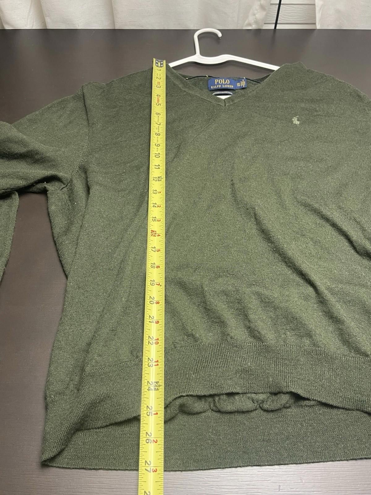 Polo Ralph Lauren Polo Ralph Lauren Sweater Mens XXL Merino Wool Green #2 Size US XXL / EU 58 / 5 - 4 Thumbnail
