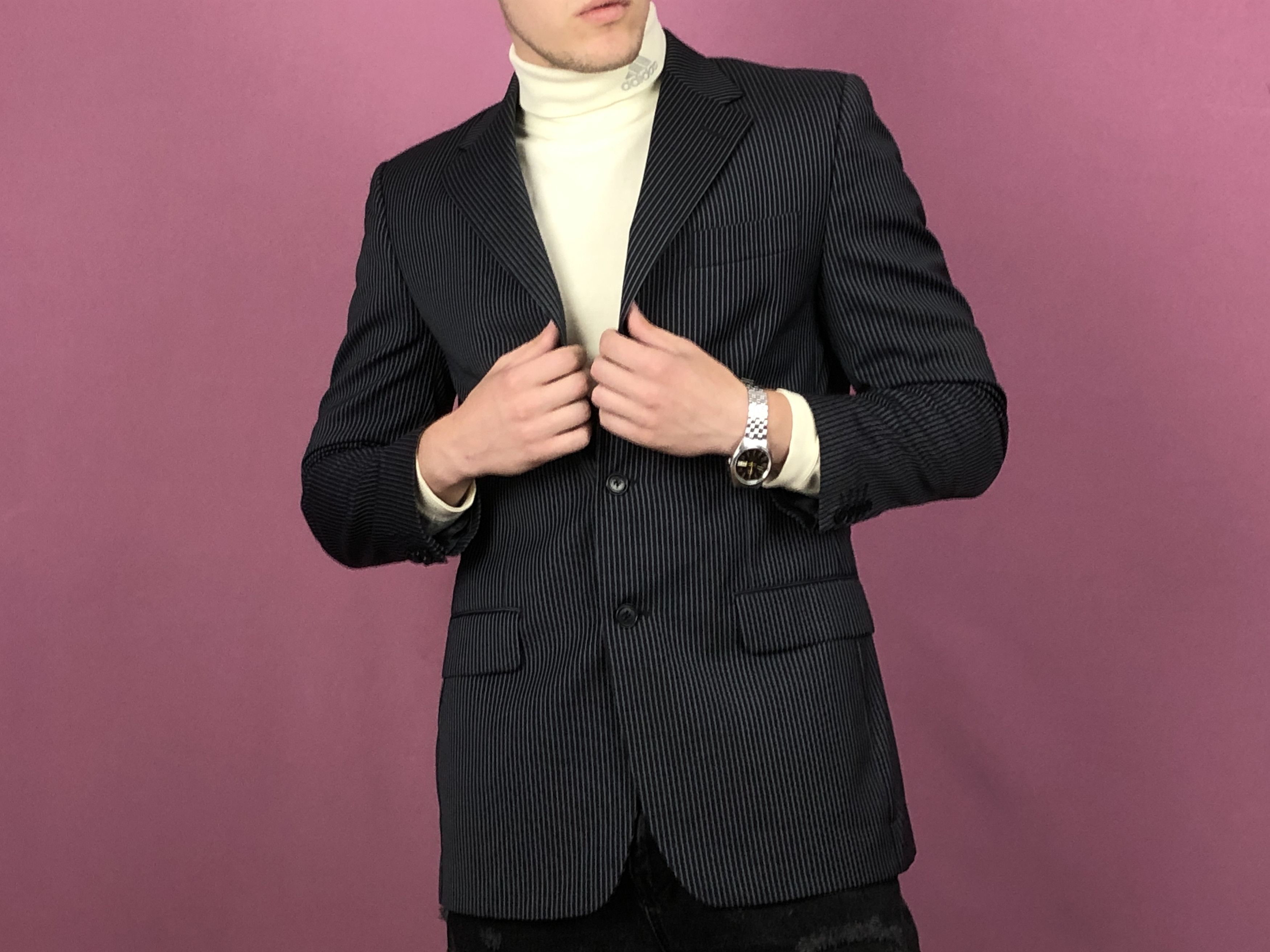 Ferre × Gianfranco Ferre Gainfranco Ferre Vintage Men's Suit Blazer Wool Jacket Size 50R - 4 Thumbnail