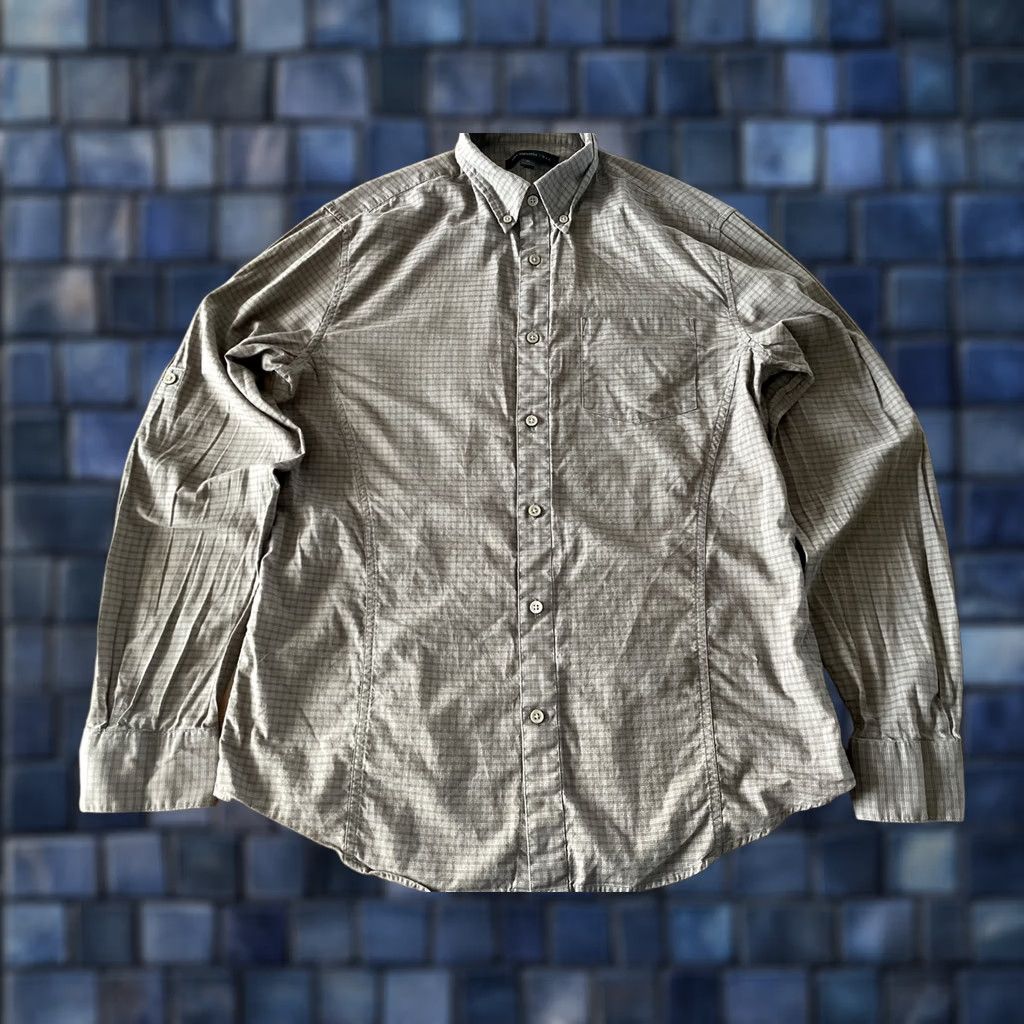 John Varvatos John Varvatos Button-Down Shirt Men’s M Plaid Long Sleeve Collared Logo Shirt Size US M / EU 48-50 / 2 - 1 Thumbnail