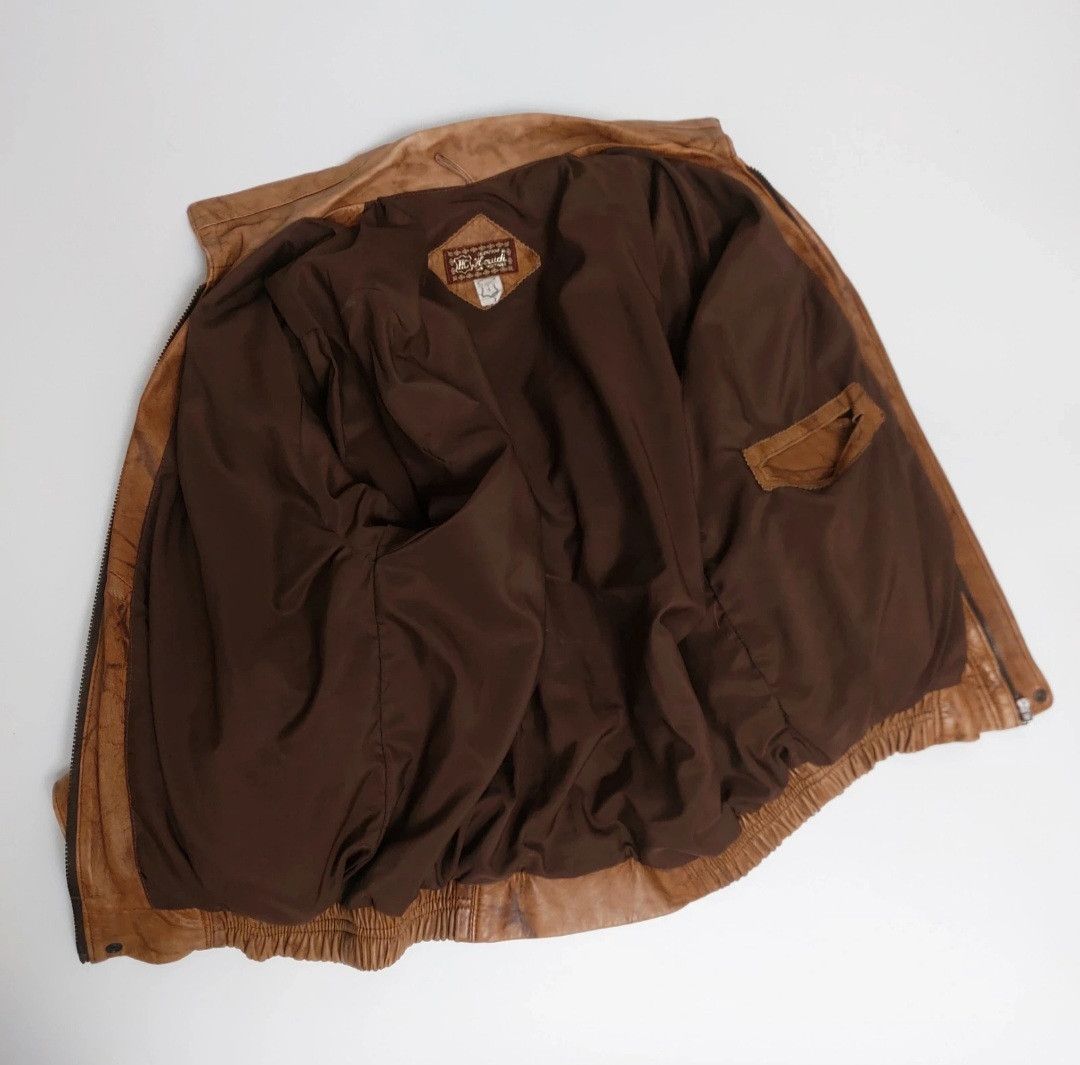 Other Vintage HC Houidi leather bomber jacket Size US XL / EU 56 / 4 - 8 Thumbnail