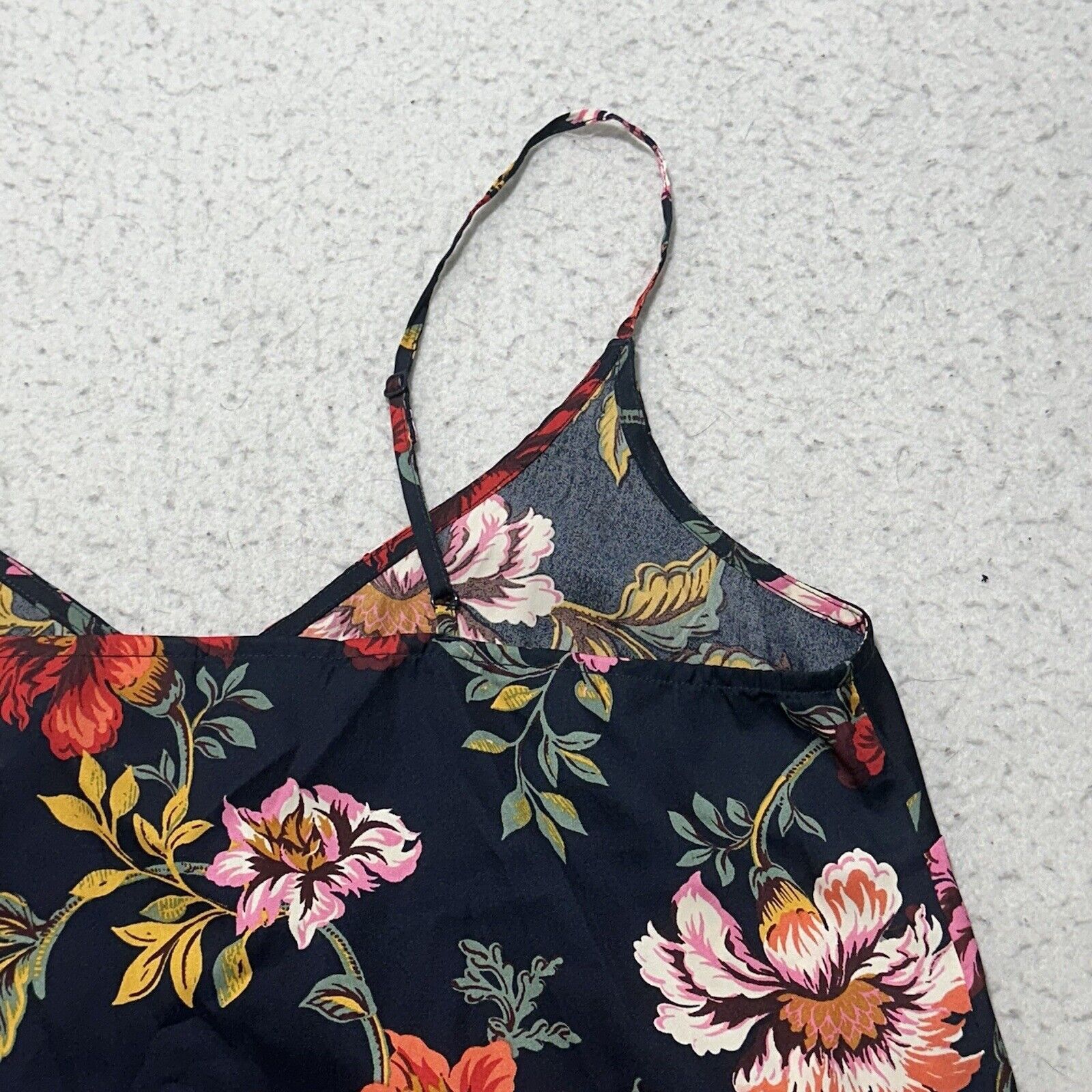 Old Navy Old Navy Small Navy Blue Floral Pajama Tank Top Lightweight Size S / US 4 / IT 40 - 13 Thumbnail