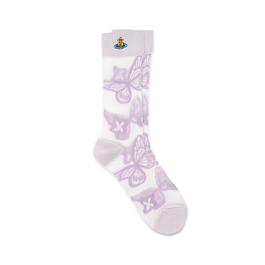 Vivienne Westwood Vivienne Westwood Sheer Pattern Mid Socks Size ONE SIZE - 1 Thumbnail