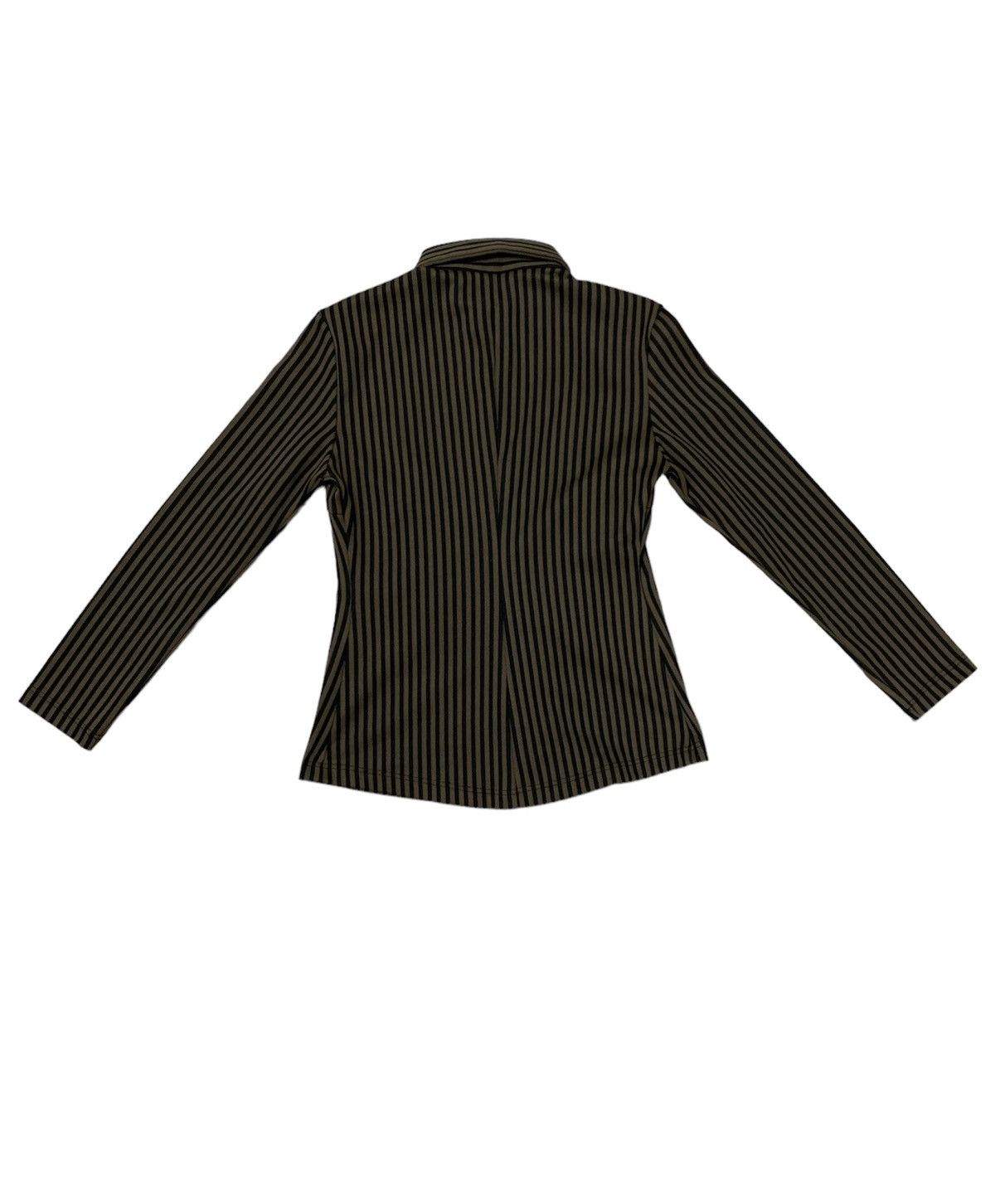 Fendi Fendi Striped Button-Up Shirt Slim Fit Brown Black Size M / US 6-8 / IT 42-44 - 3 Thumbnail