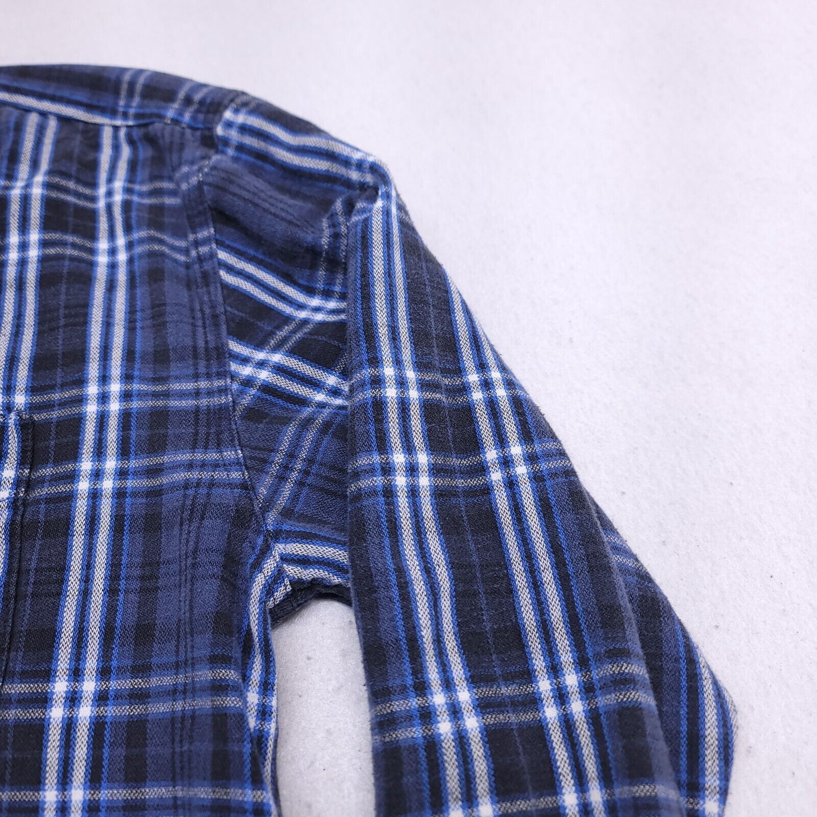 Old Navy Old Navy Tartan Flannel Shirt Mens Size Extra Large XL Blue Size US XL / EU 56 / 4 - 5 Thumbnail