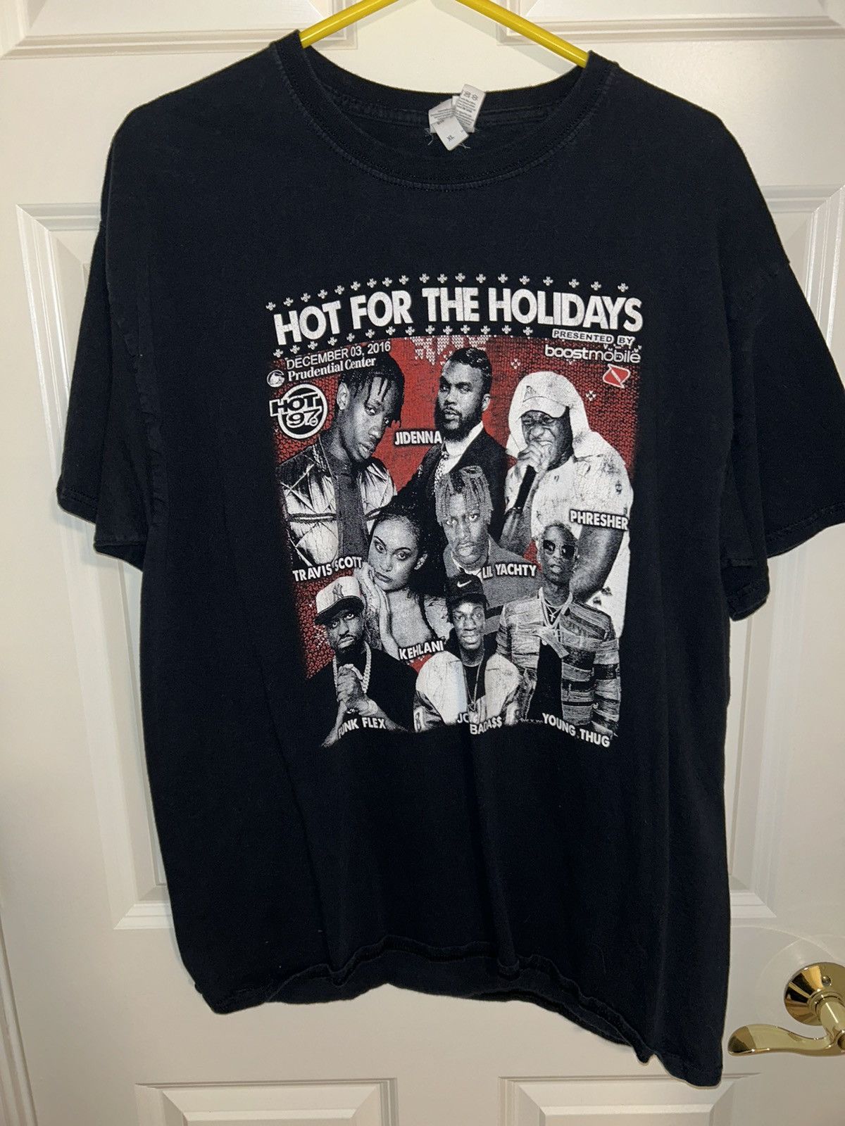 Band Tees × Lil Yachty × Travis Scott Hot for the Holidays 2017 tour shirt Size US XL / EU 56 / 4 - 1 Thumbnail