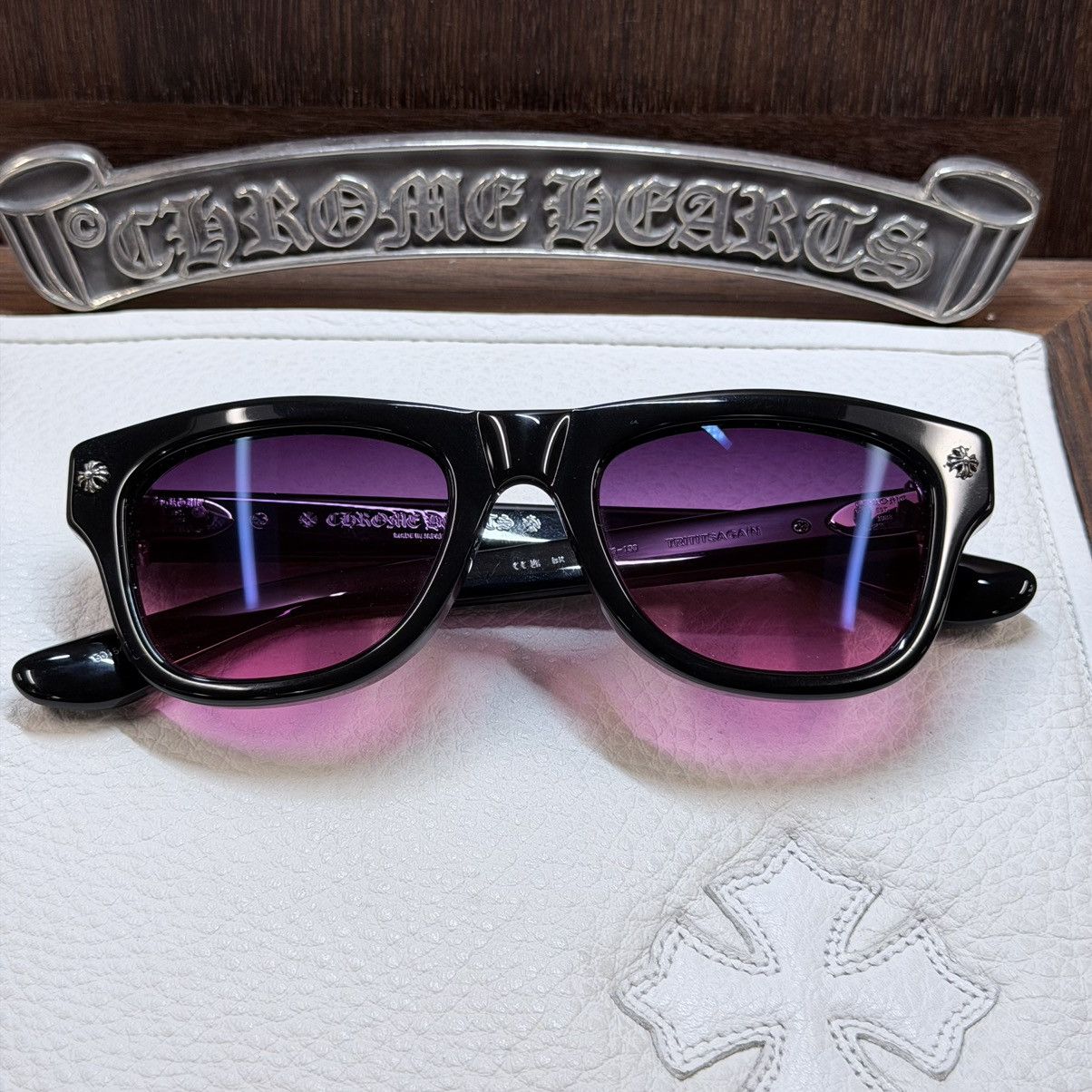 Chrome Hearts Chrome Hearts TRITITSAGAIN ‘Eroticism’ Sunglasses Size ONE SIZE - 1 Thumbnail