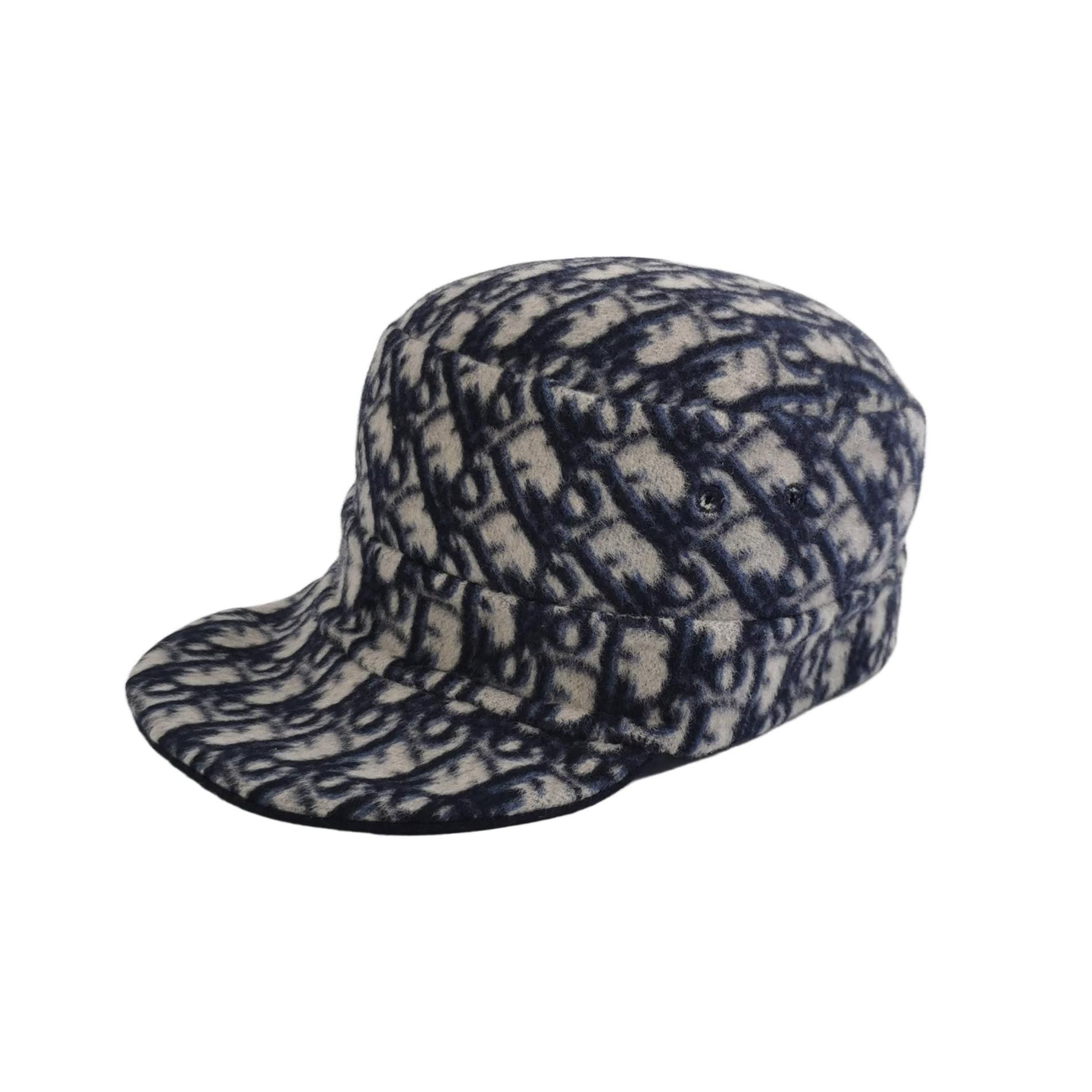 Dior Dior Oblique Wool Blend Cap Size 56 Size ONE SIZE - 1 Thumbnail
