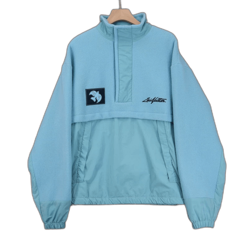 Louis Vuitton Louis Vuitton SS23 HalfZip Jacket Blue-2506 Size US XXL / EU 58 / 5 - 1 Thumbnail